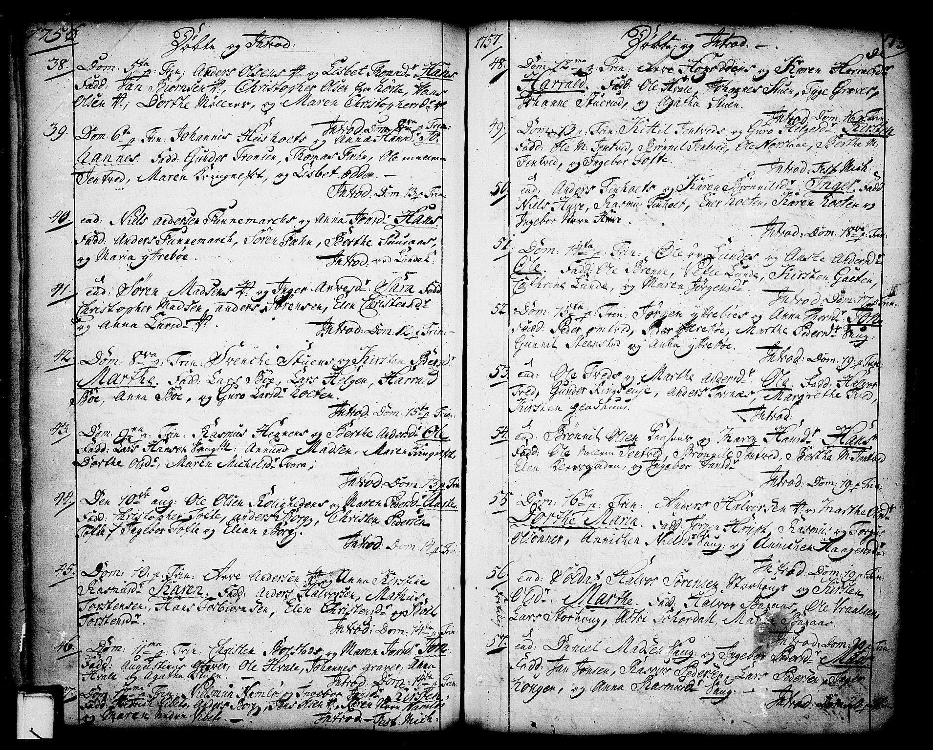 Holla kirkebøker, AV/SAKO-A-272/F/Fa/L0001: Ministerialbok nr. 1, 1717-1779, s. 73