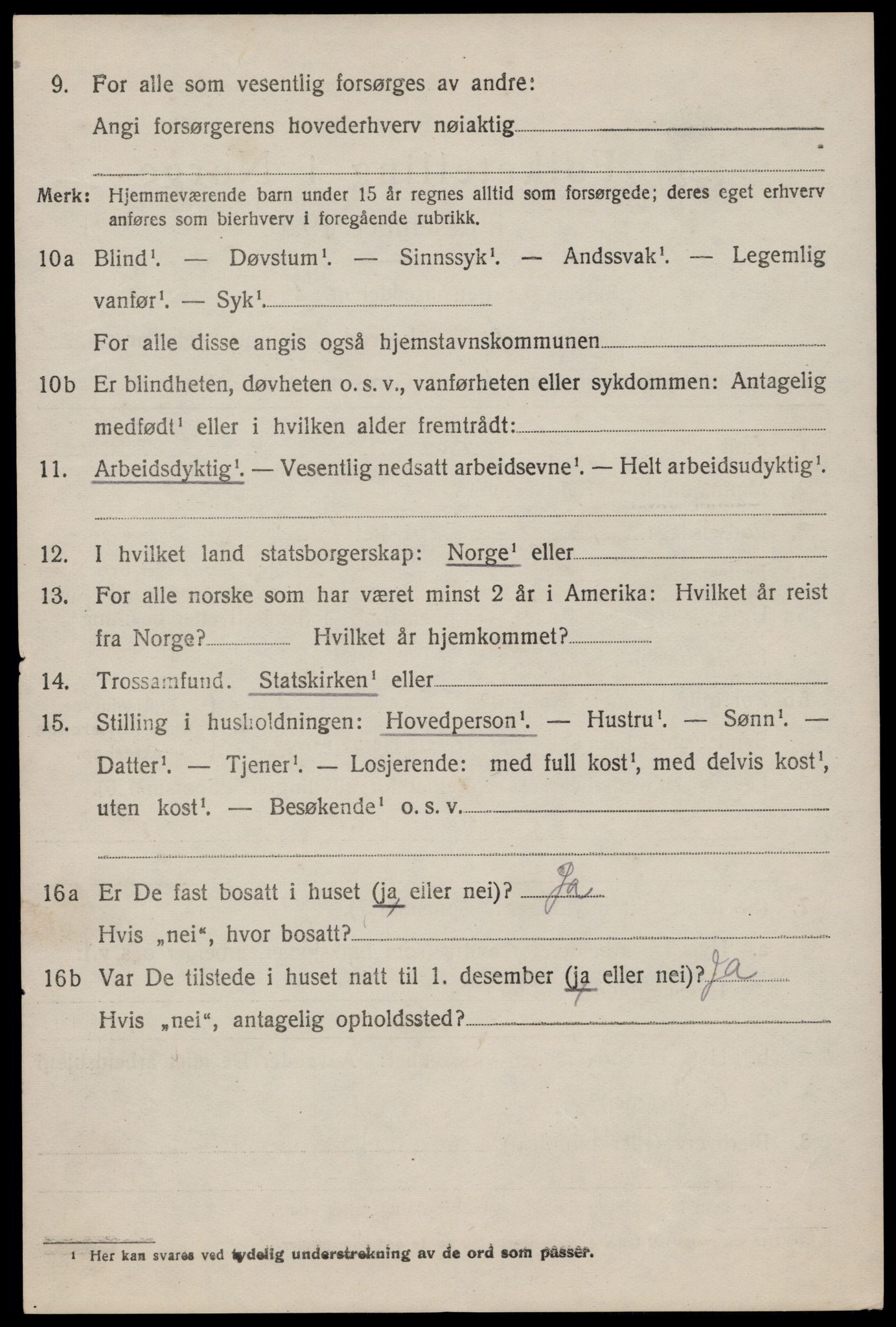 SAST, Folketelling 1920 for 1126 Hetland herred, 1920, s. 25106