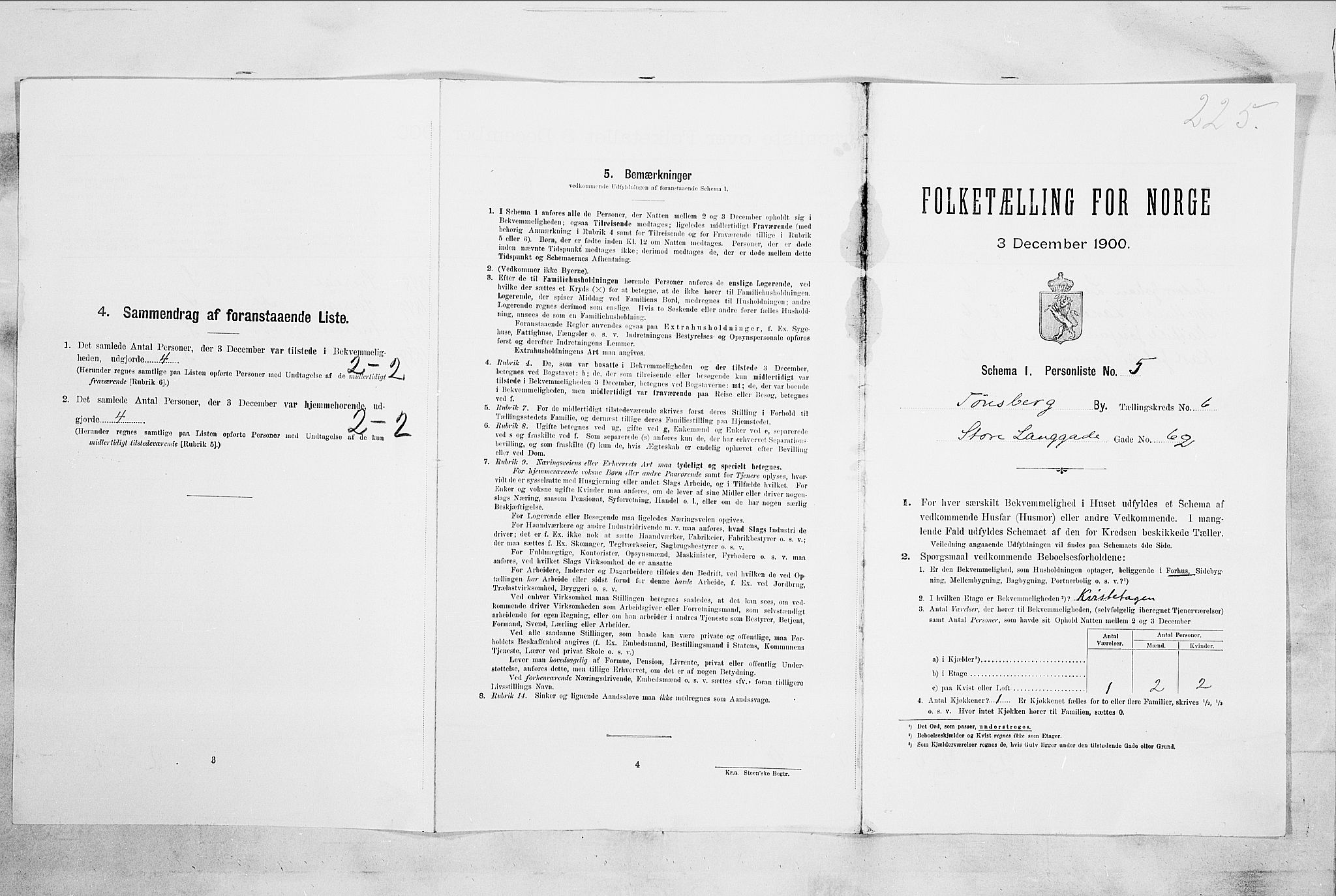 RA, Folketelling 1900 for 0705 Tønsberg kjøpstad, 1900, s. 955