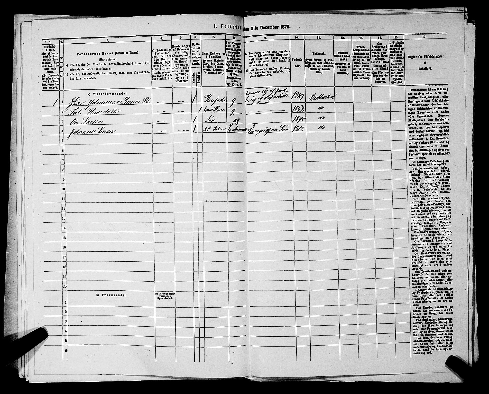 RA, Folketelling 1875 for 0128P Rakkestad prestegjeld, 1875, s. 467