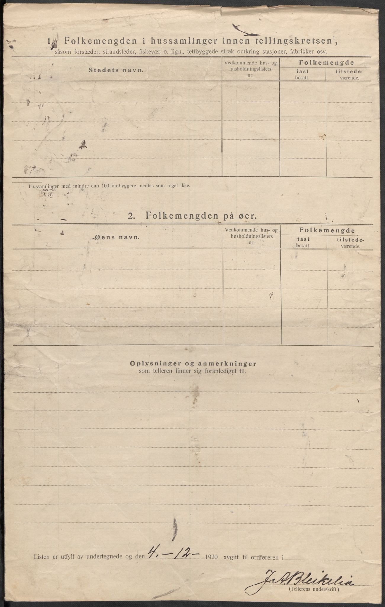 SAKO, Folketelling 1920 for 0814 Bamble herred, 1920, s. 55