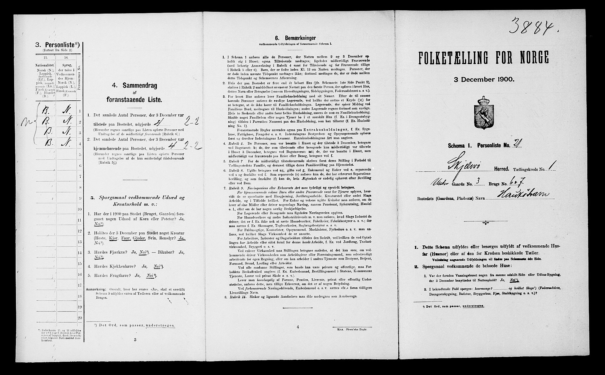 SATØ, Folketelling 1900 for 1941 Skjervøy herred, 1900, s. 102