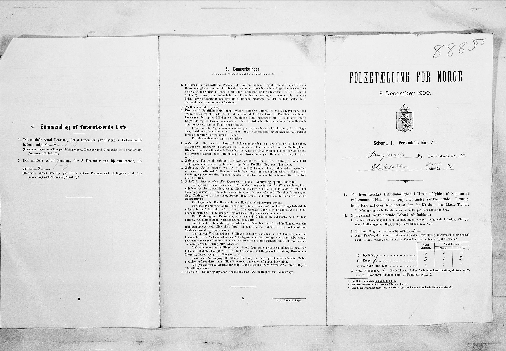 SAKO, Folketelling 1900 for 0805 Porsgrunn kjøpstad, 1900, s. 1897