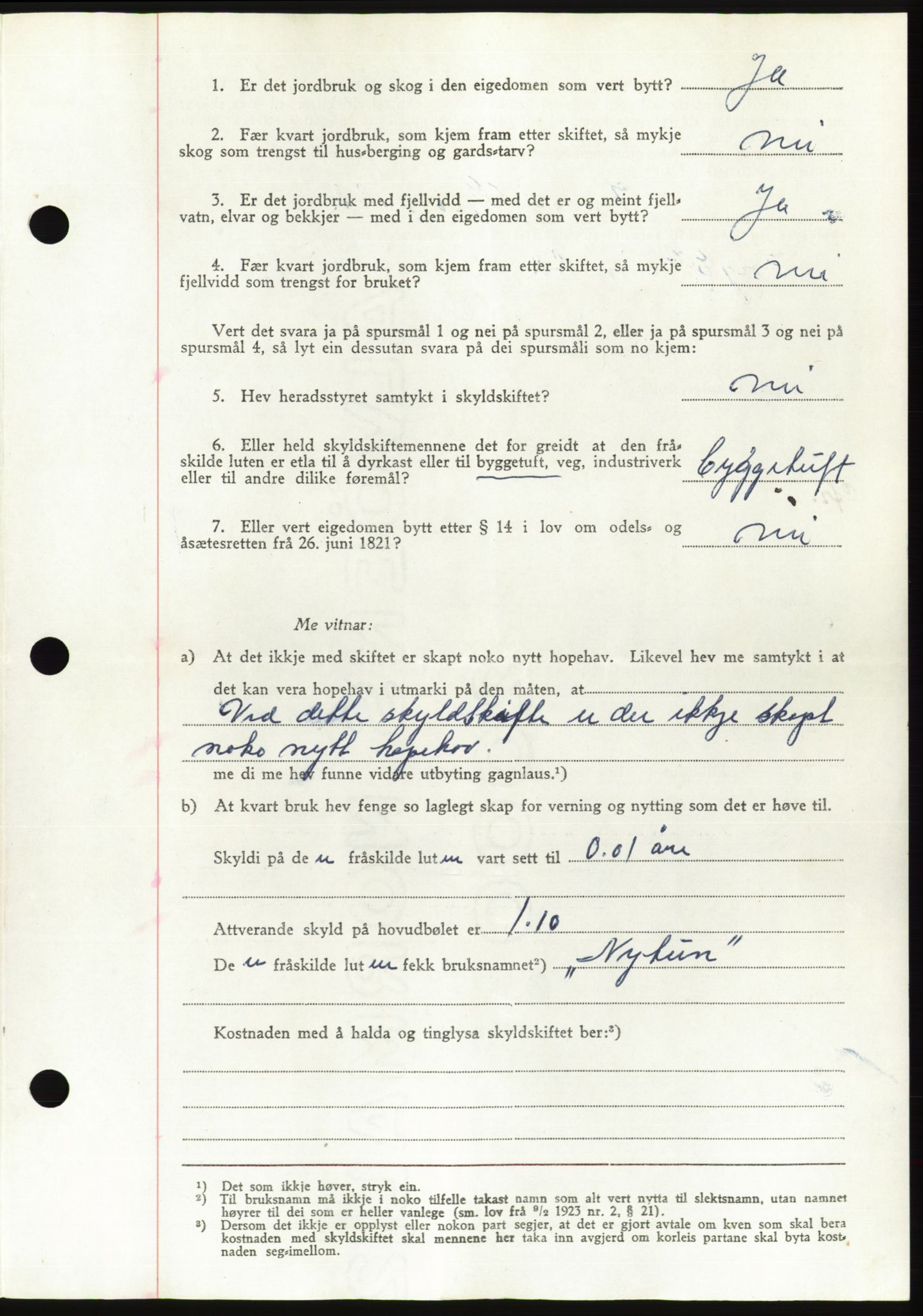 Søre Sunnmøre sorenskriveri, AV/SAT-A-4122/1/2/2C/L0083: Pantebok nr. 9A, 1948-1949, Dagboknr: 1818/1948