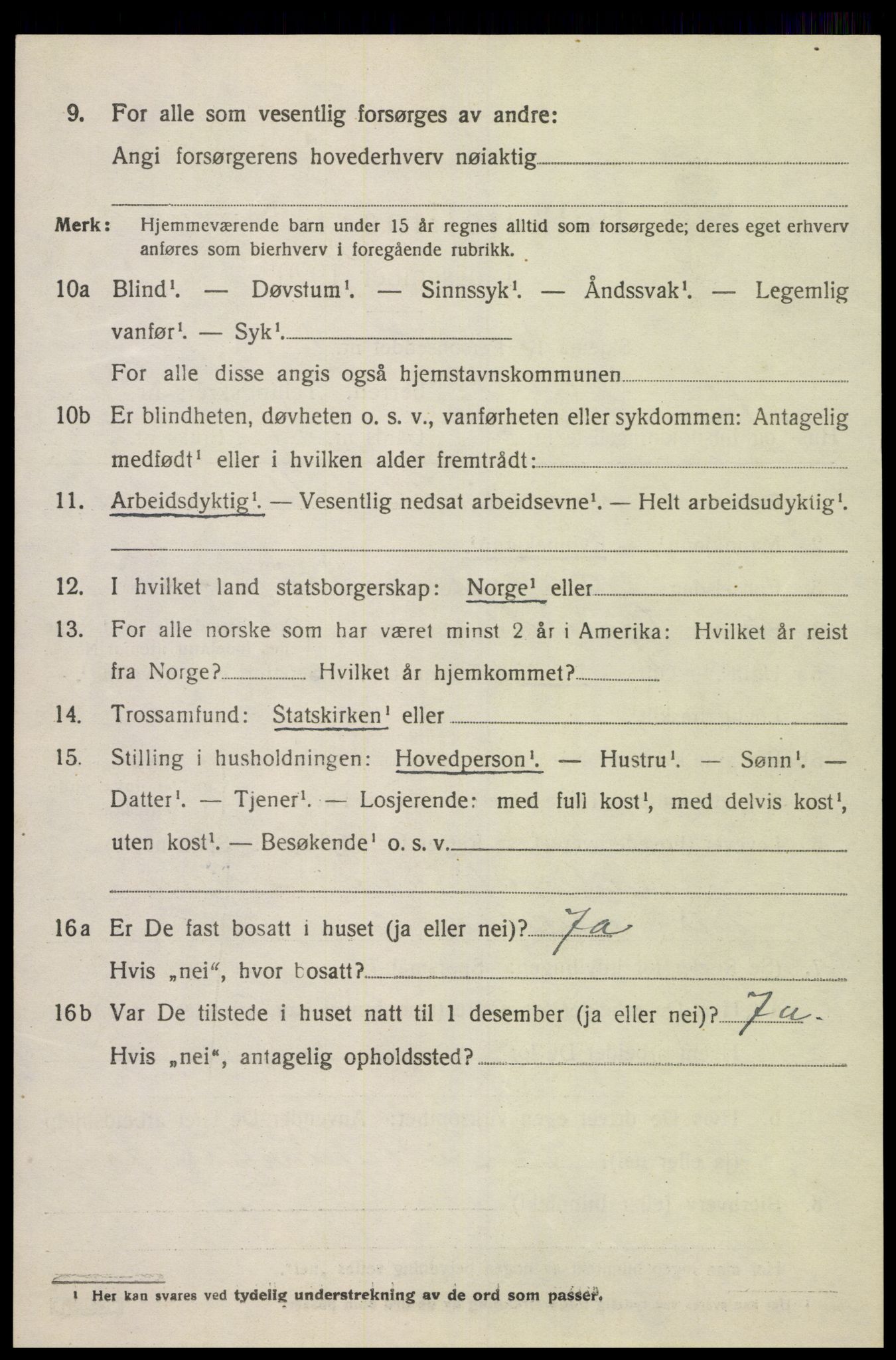 SAK, Folketelling 1920 for 1025 Grindheim herred, 1920, s. 1422
