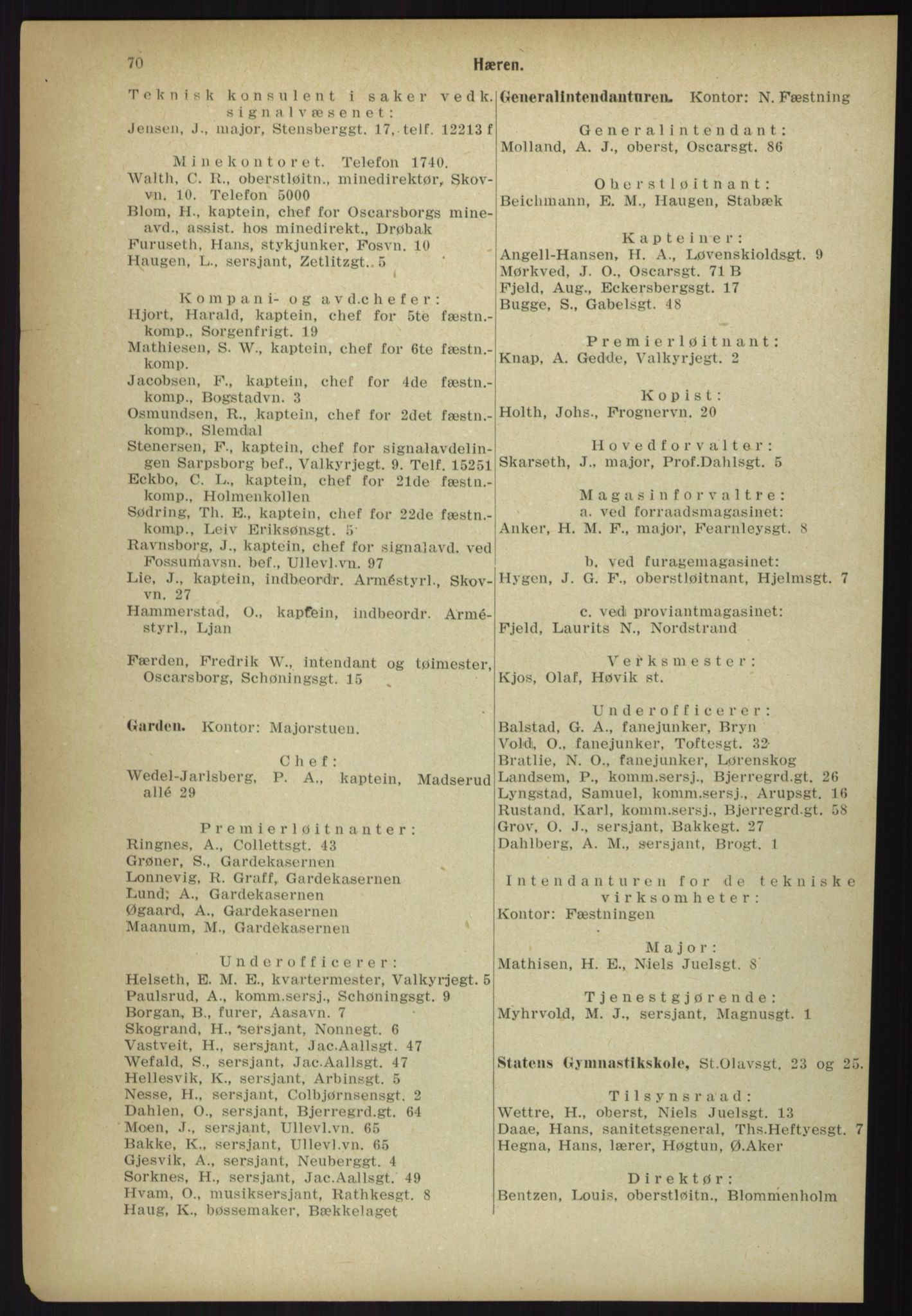 Kristiania/Oslo adressebok, PUBL/-, 1918, s. 77