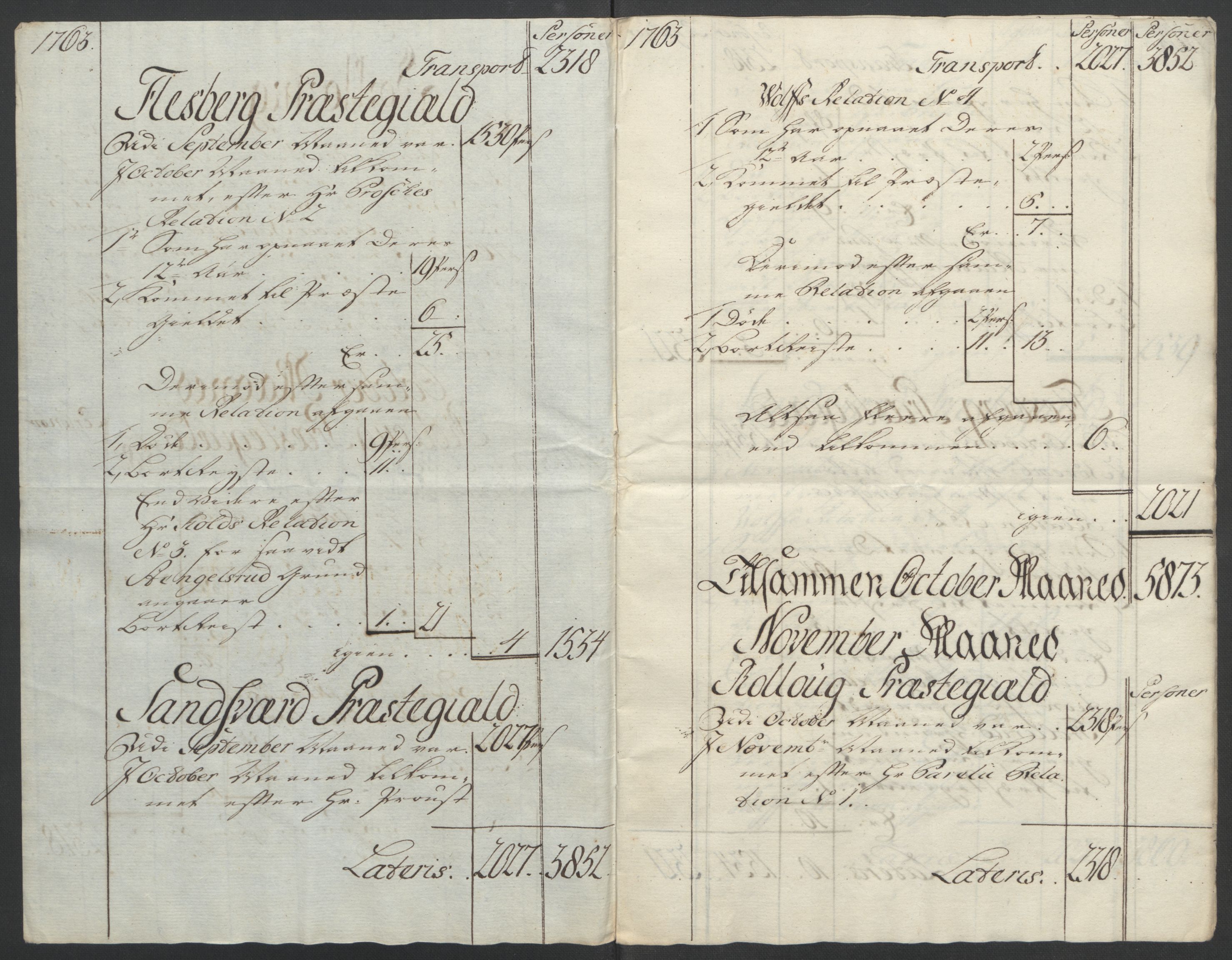 Rentekammeret inntil 1814, Reviderte regnskaper, Fogderegnskap, AV/RA-EA-4092/R24/L1672: Ekstraskatten Numedal og Sandsvær, 1762-1767, s. 209