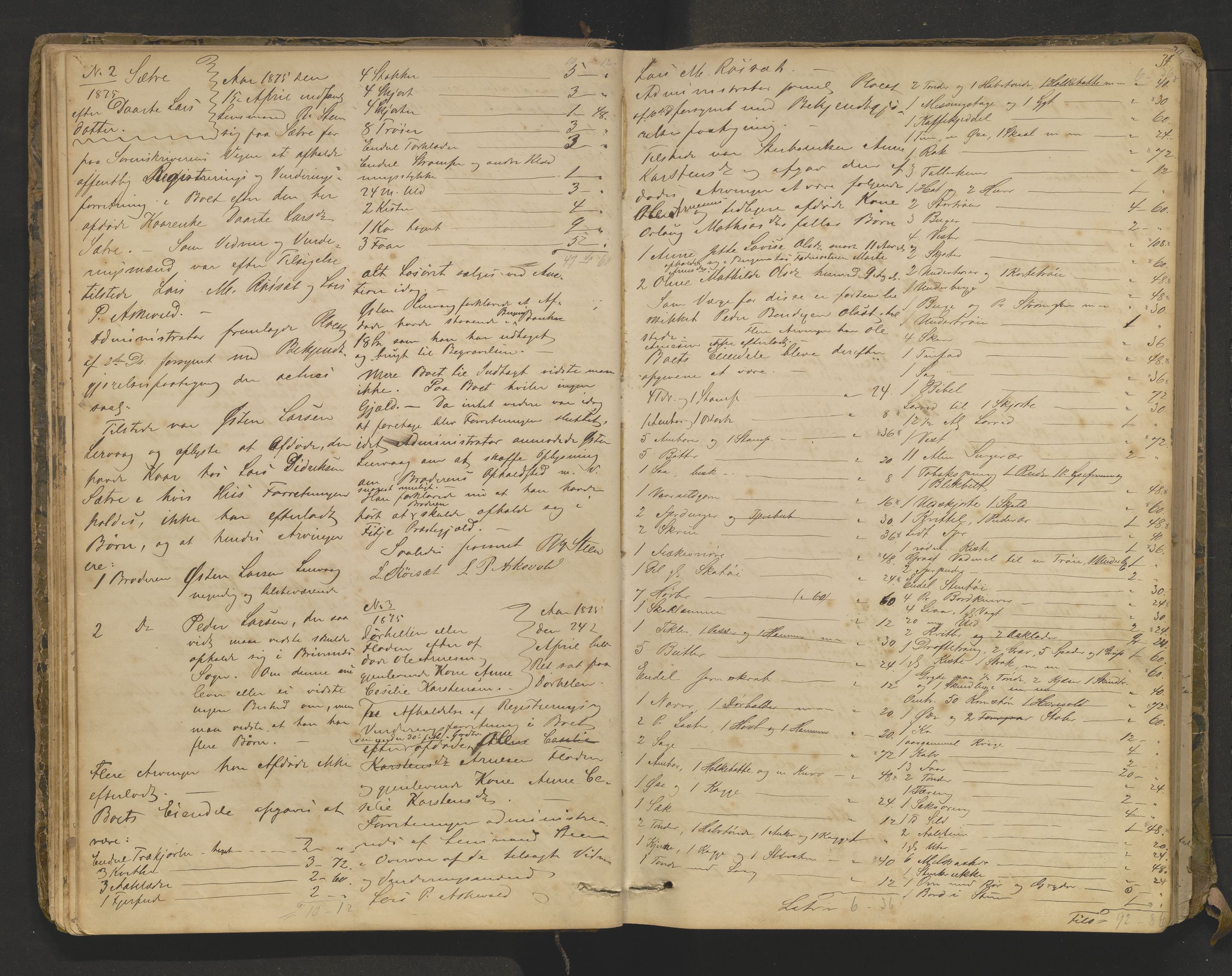 Lensmannen i Askvoll, AV/SAB-A-26301/0006/L0003: Registreringsprotokoll, 1869-1904, s. 33b-34a