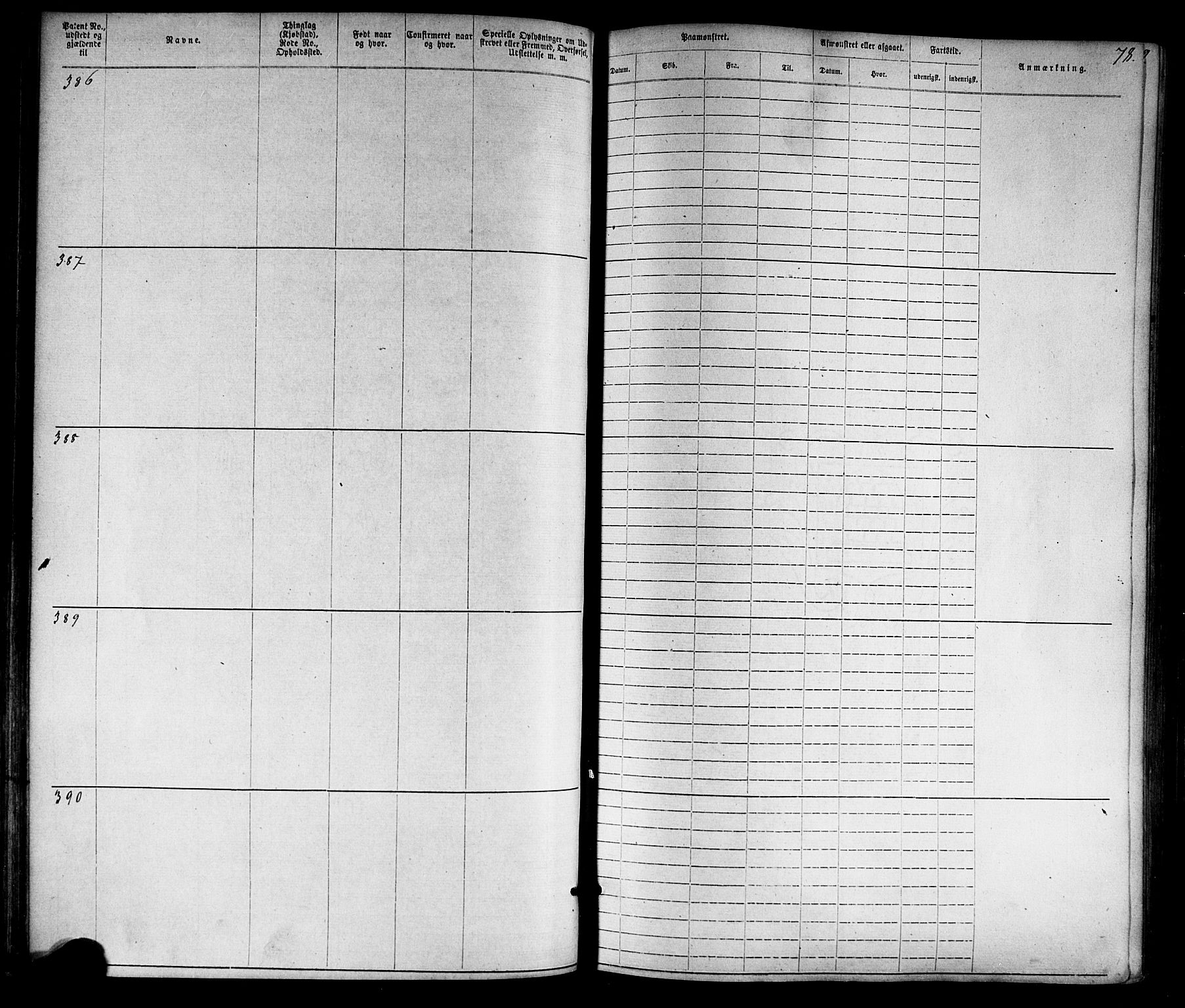 Grimstad mønstringskrets, AV/SAK-2031-0013/F/Fa/L0005: Annotasjonsrulle nr 1-1910 med register, V-18, 1870-1892, s. 101