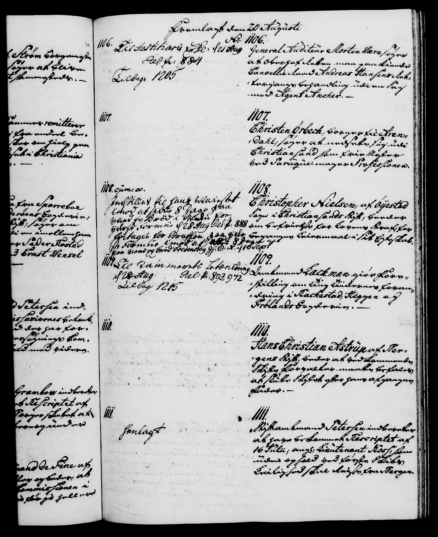 Danske Kanselli 1572-1799, AV/RA-EA-3023/I/Ia/L0002: 3. departements journal, 1772