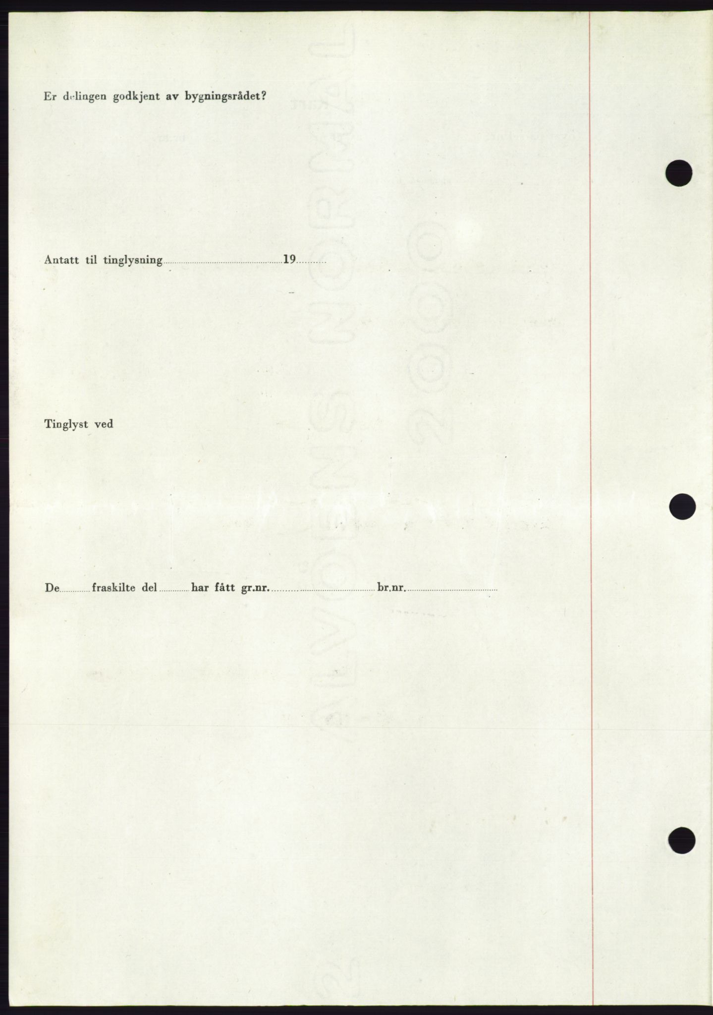 Søre Sunnmøre sorenskriveri, AV/SAT-A-4122/1/2/2C/L0085: Pantebok nr. 11A, 1949-1949, Dagboknr: 1627/1949