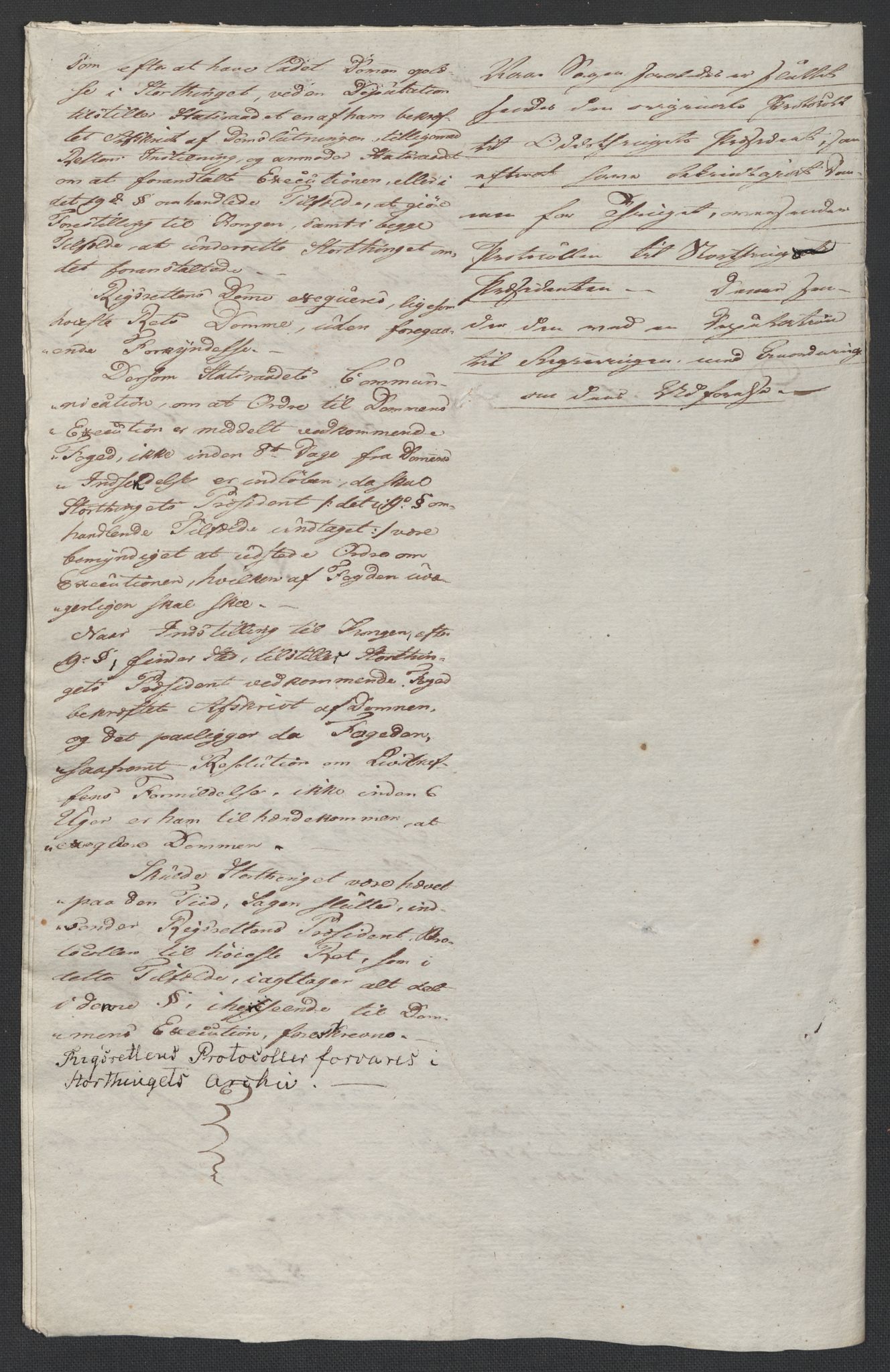Christie, Wilhelm Frimann Koren, AV/RA-PA-0014/F/L0005: Christies dokumenter fra Stortinget, 1815-1816, s. 154