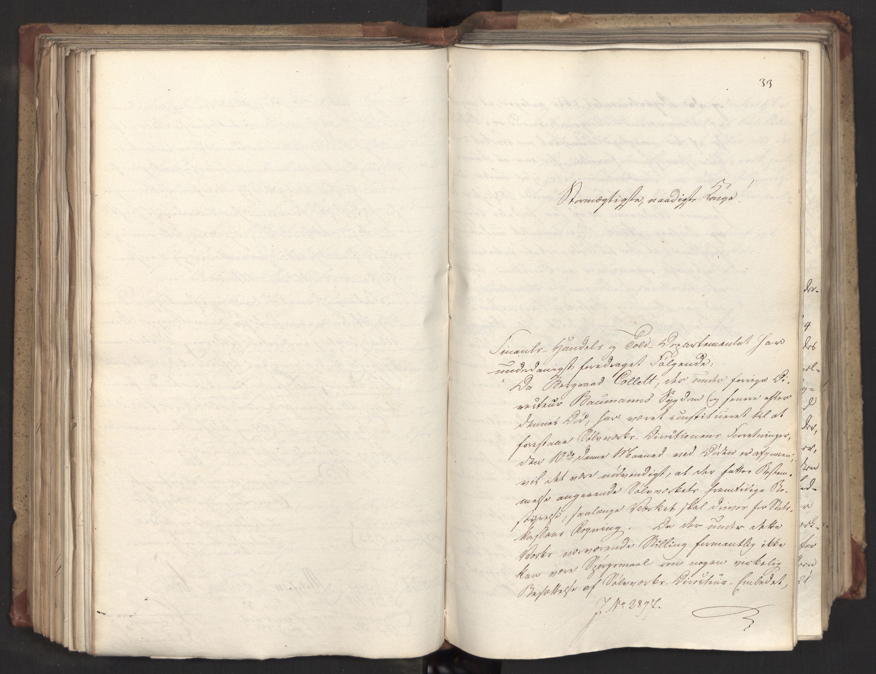 Statsrådsavdelingen i Stockholm, AV/RA-S-1003/D/Da/L0082: Regjeringsinnstillinger nr. 2858-2979, 1833, s. 235