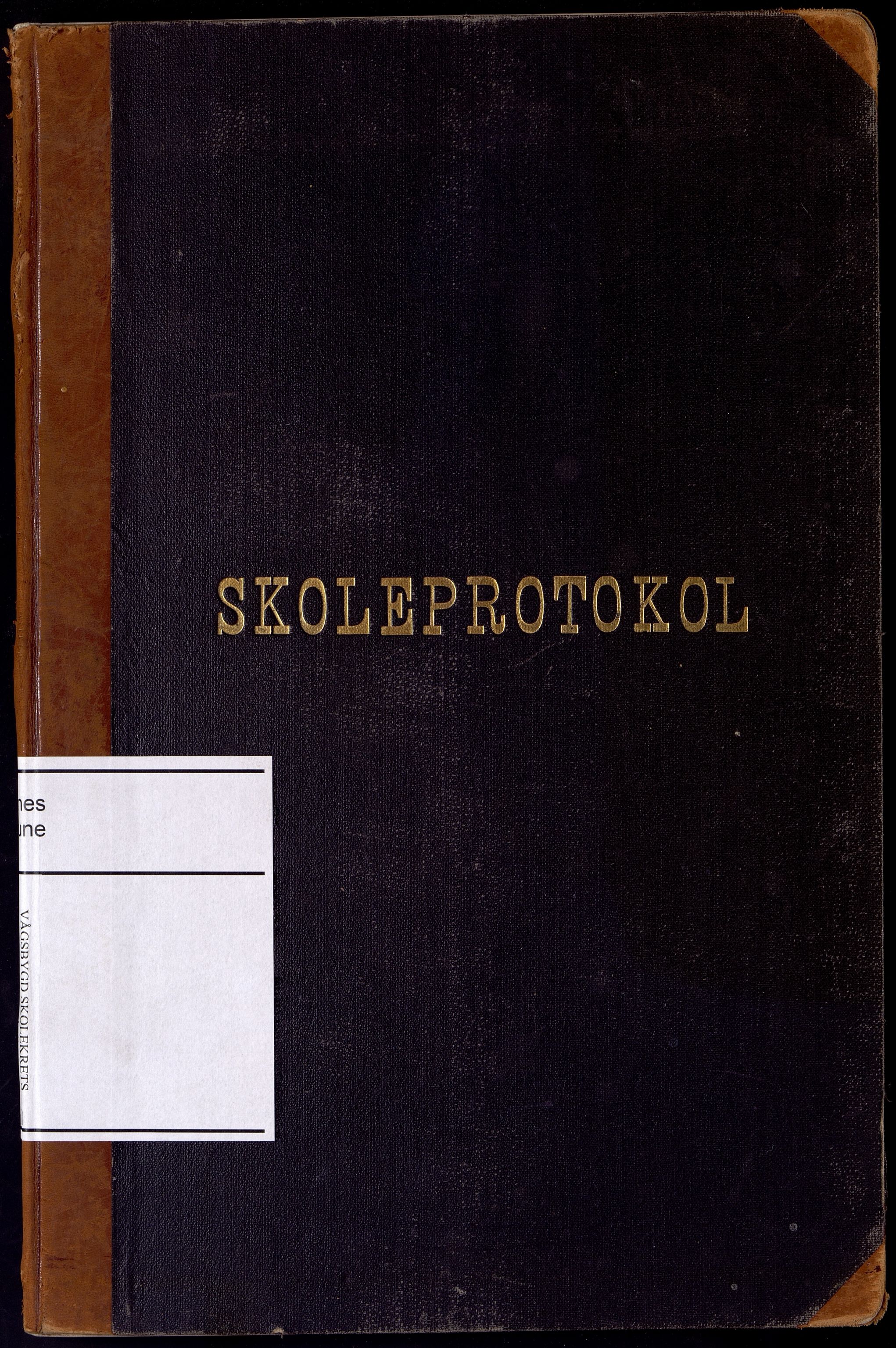 Oddernes kommune - Vågsbygd skolekrets, ARKSOR/1001OD554/H/Ha/L0009: Skoleprotokoll, 1908-1923