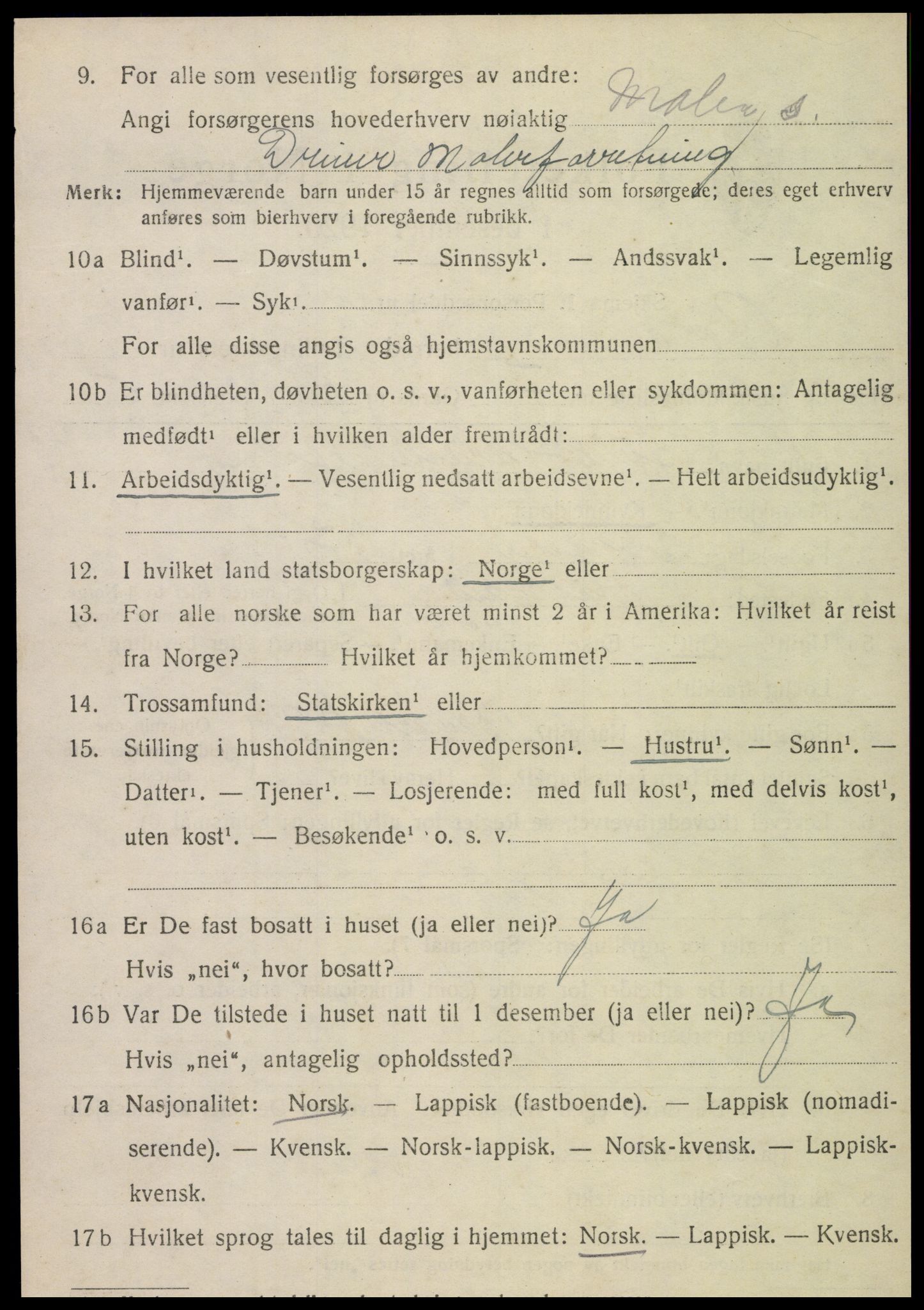 SAT, Folketelling 1920 for 1730 Røra herred, 1920, s. 1574