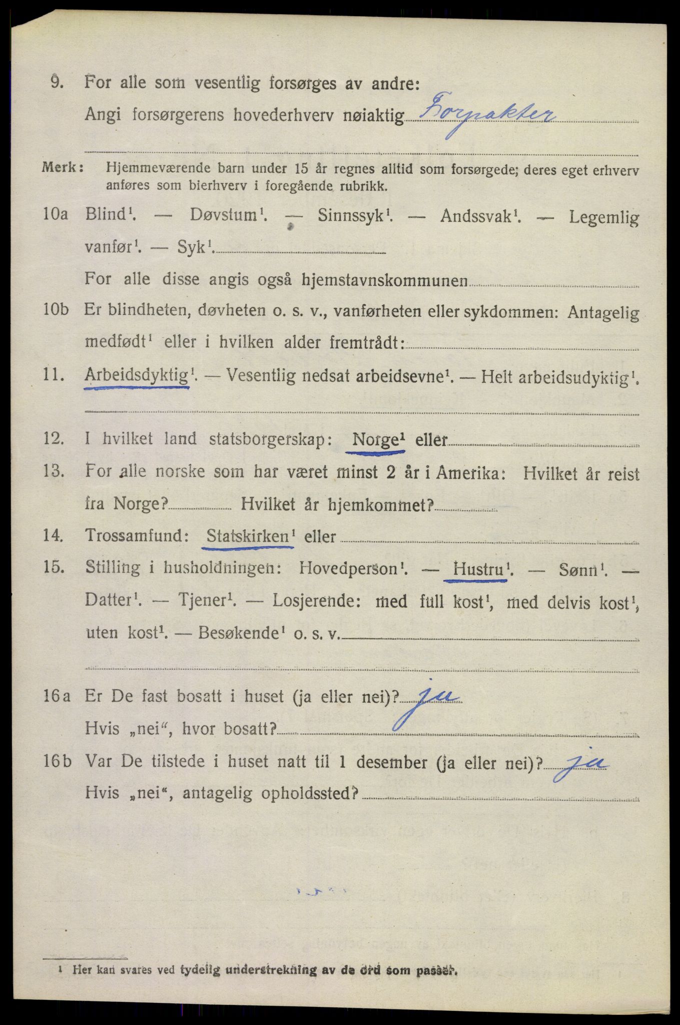 SAKO, Folketelling 1920 for 0719 Andebu herred, 1920, s. 2679