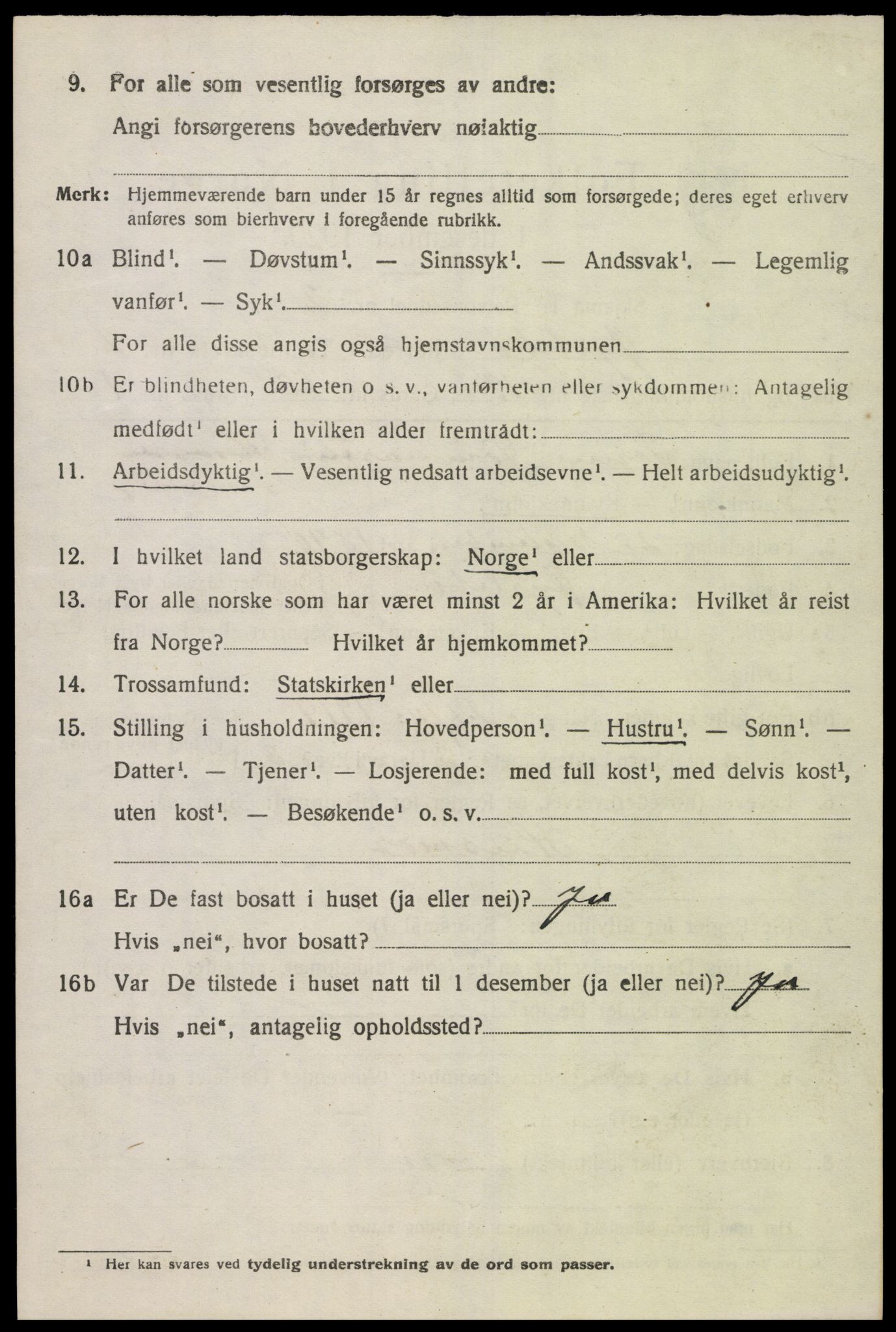 SAK, Folketelling 1920 for 1021 Øyslebø herred, 1920, s. 897