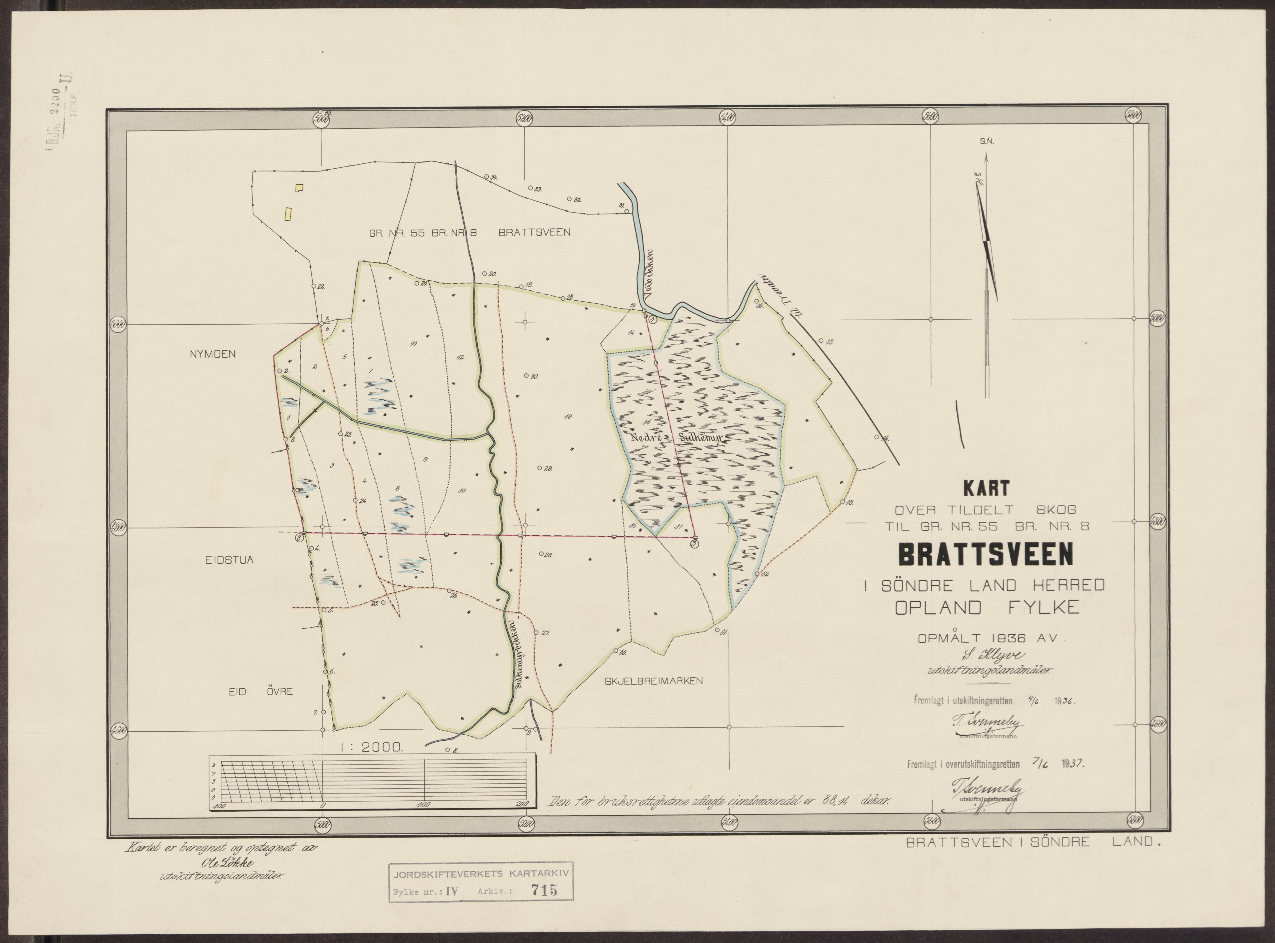 Jordskifteverkets kartarkiv, RA/S-3929/T, 1859-1988, s. 900