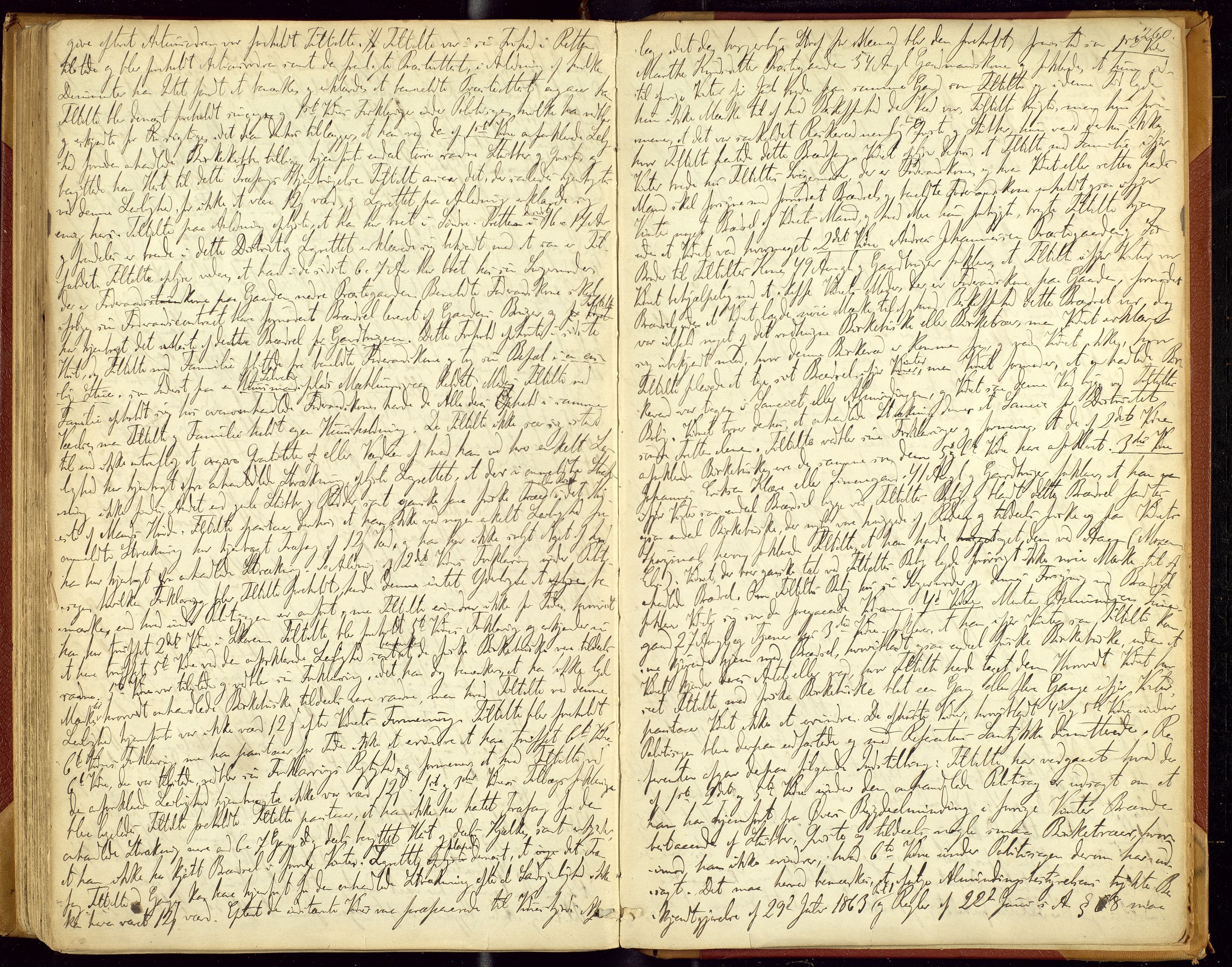 Mellom-Gudbrandsdal sorenskriveri, AV/SAH-TING-038/G/Gc/Gca/L0009: Ekstrarettsprotokoll, 1858-1865, s. 260