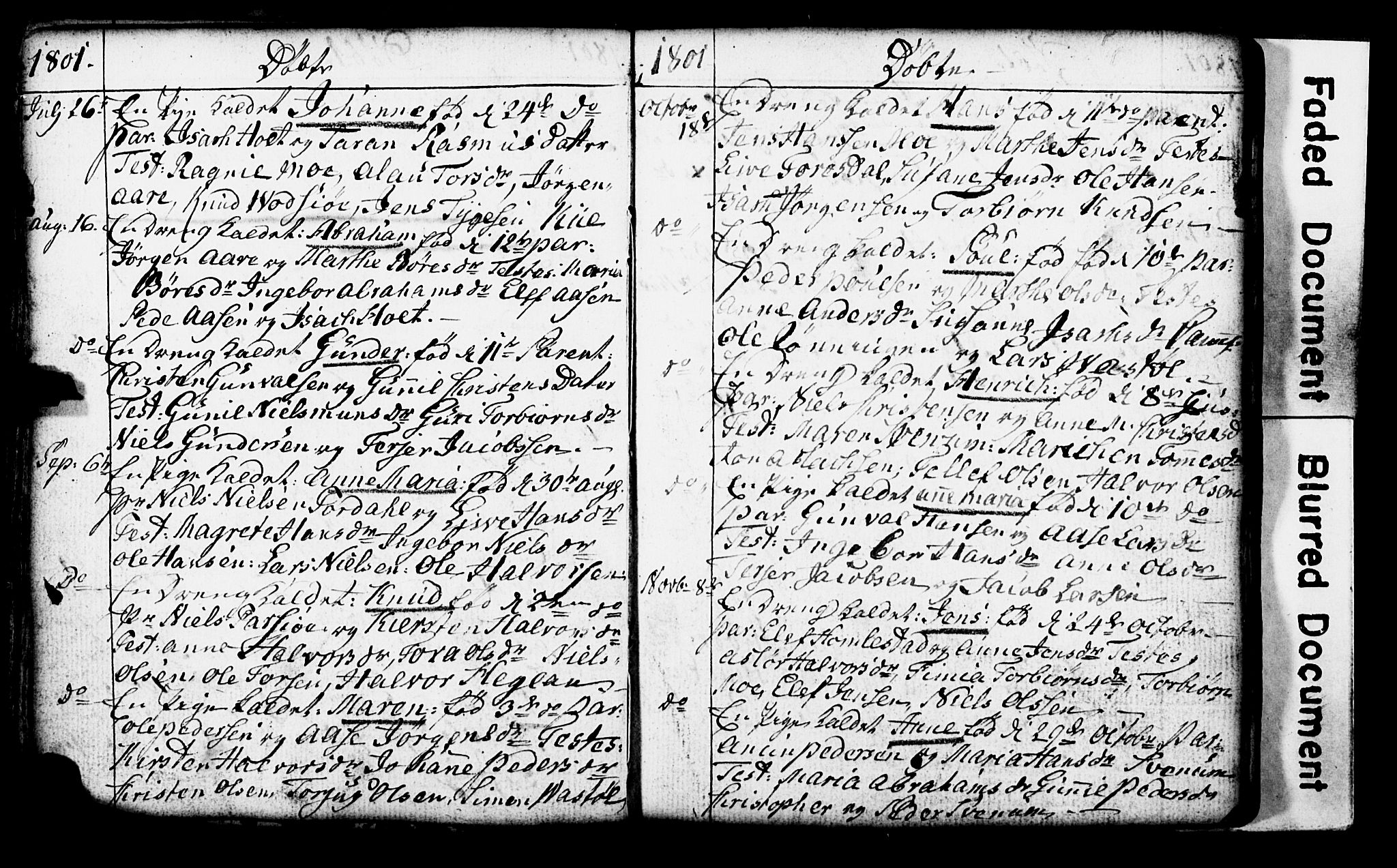 Sannidal kirkebøker, AV/SAKO-A-296/G/Ga/L0001: Klokkerbok nr. 1, 1782-1816