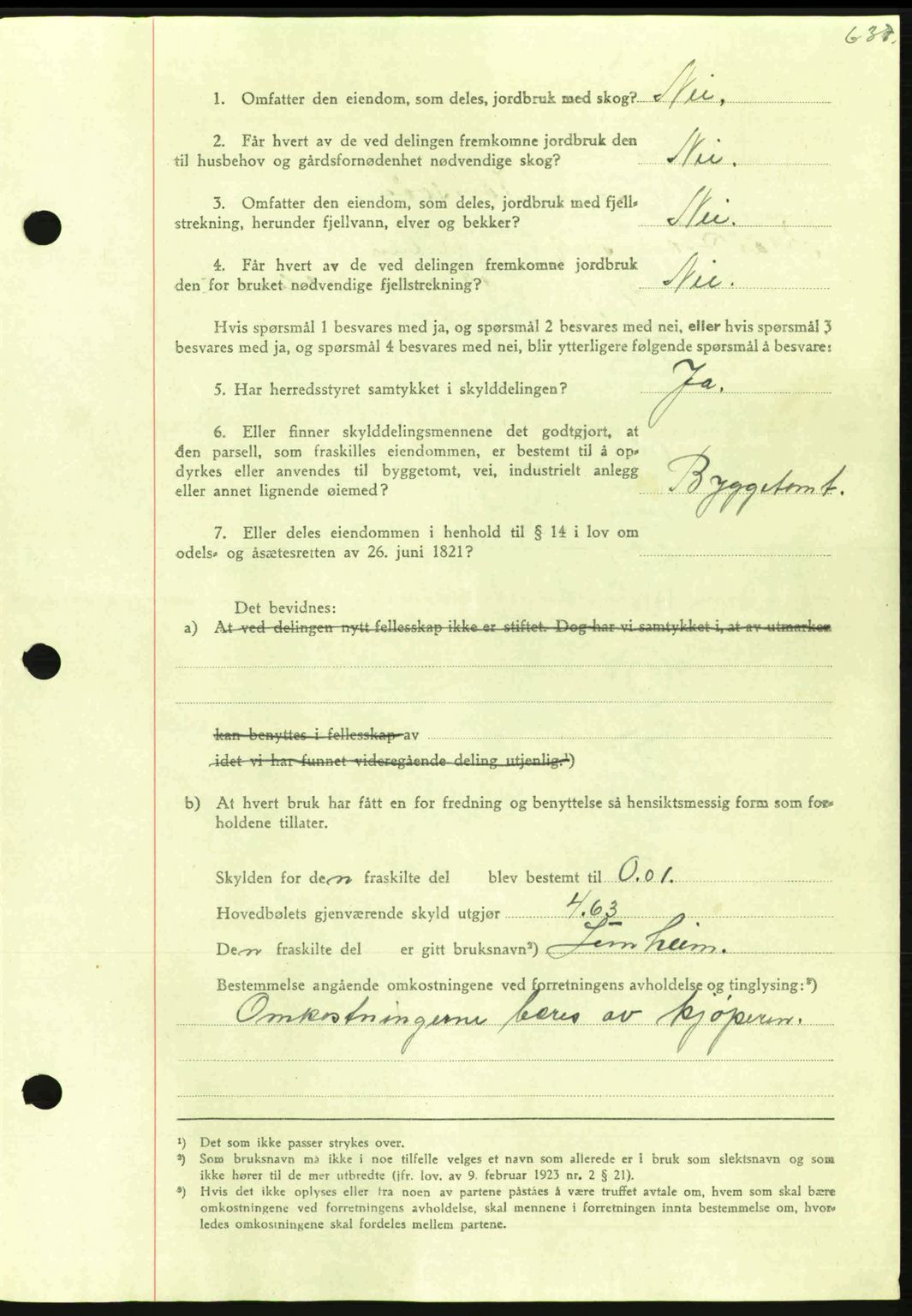 Nordmøre sorenskriveri, AV/SAT-A-4132/1/2/2Ca: Pantebok nr. A100a, 1945-1945, Dagboknr: 1847/1945