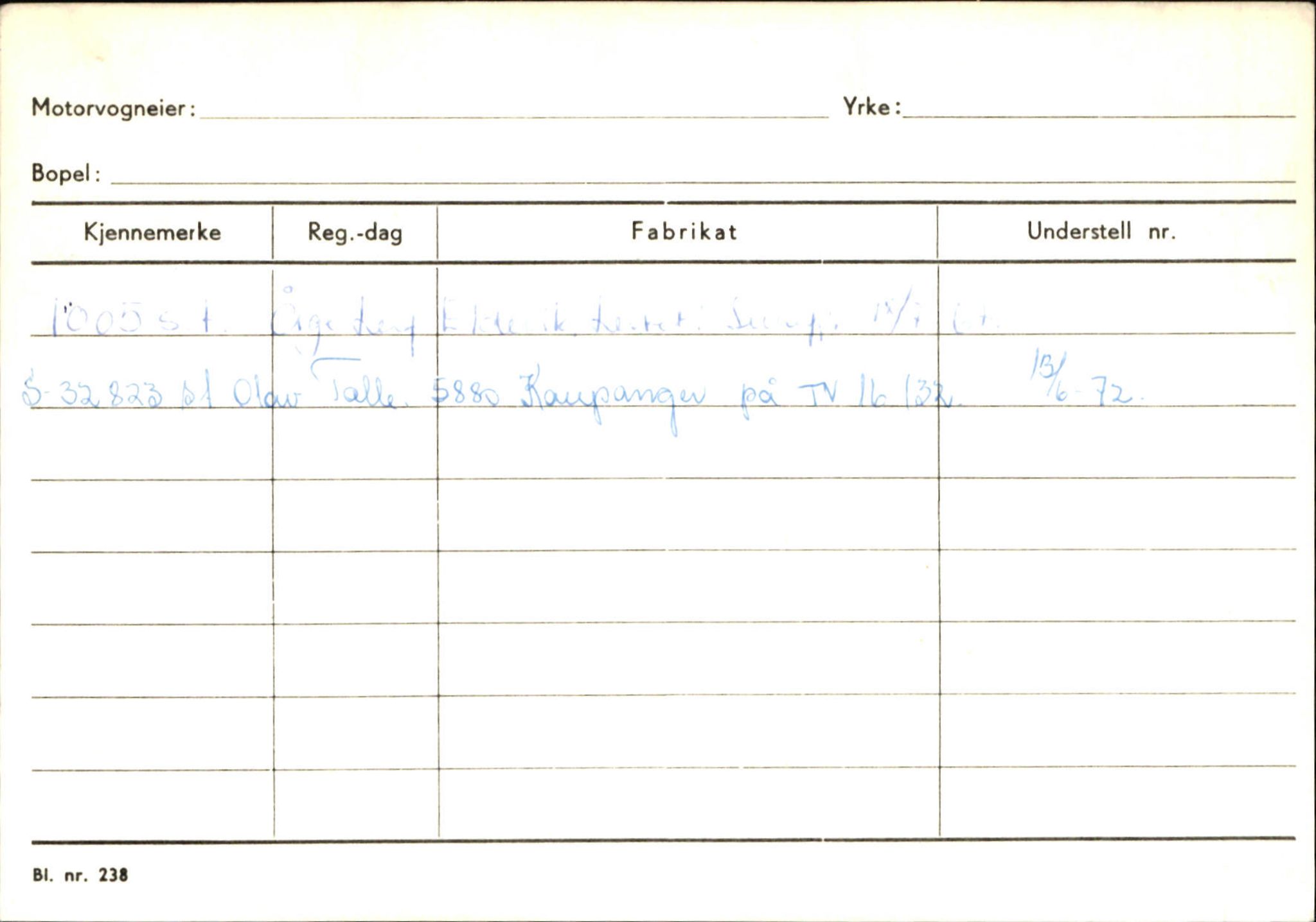 Statens vegvesen, Sogn og Fjordane vegkontor, SAB/A-5301/4/F/L0126: Eigarregister Fjaler M-Å. Leikanger A-Å, 1945-1975, s. 1668