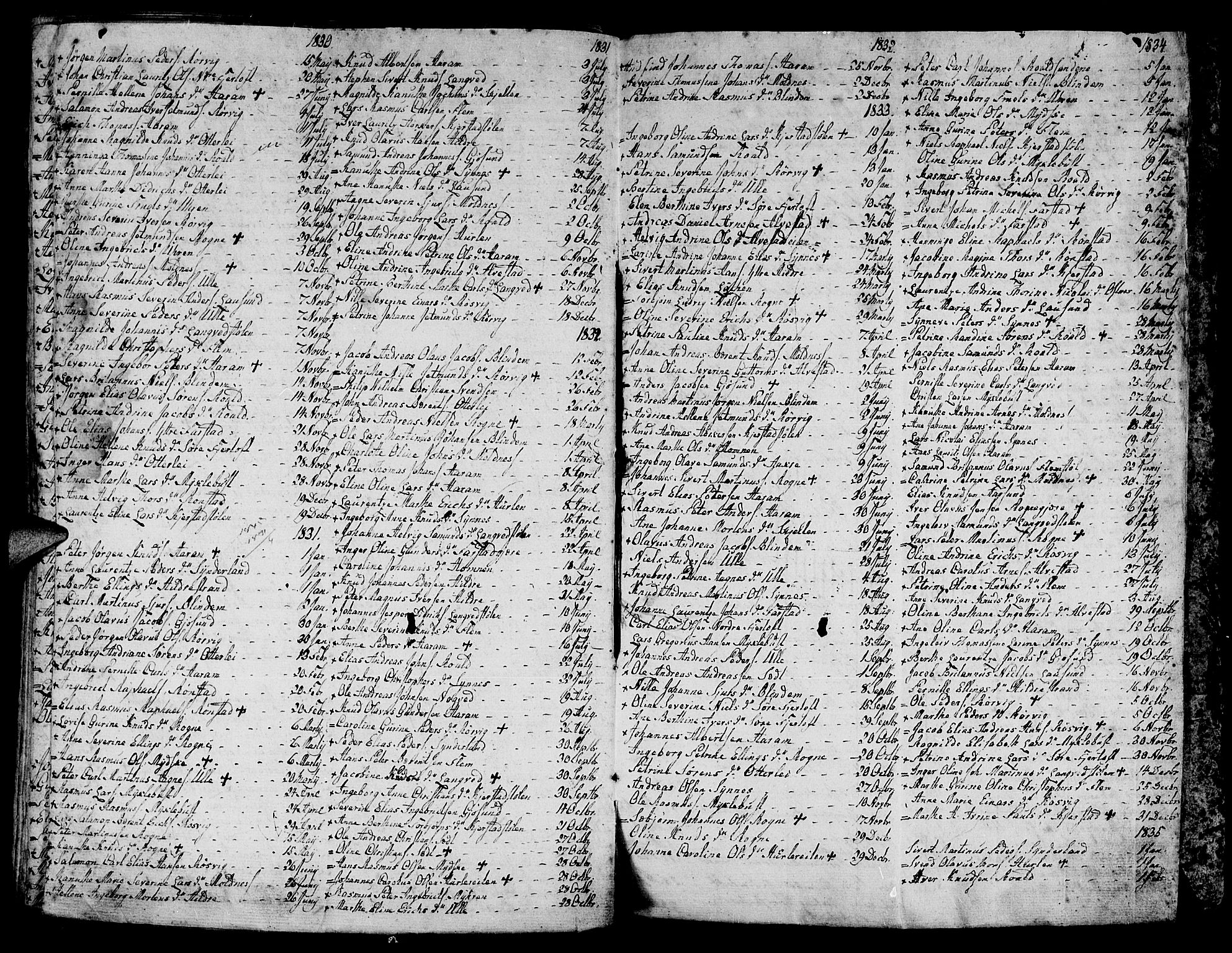 Arkivreferanse ukjent*, SAT/-: Annen kirkebok nr. -, 1815-1840