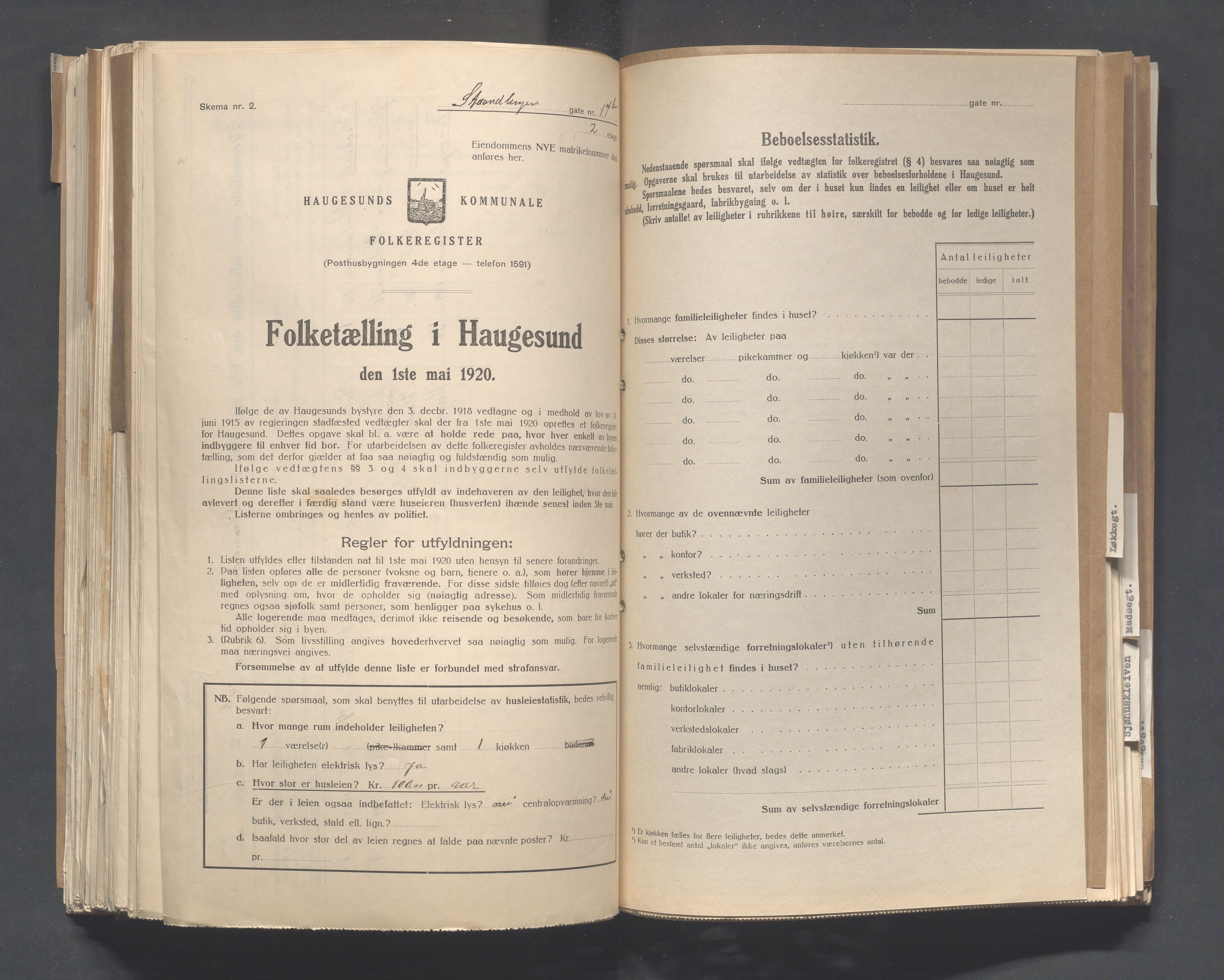 IKAR, Kommunal folketelling 1.5.1920 for Haugesund, 1920, s. 6210