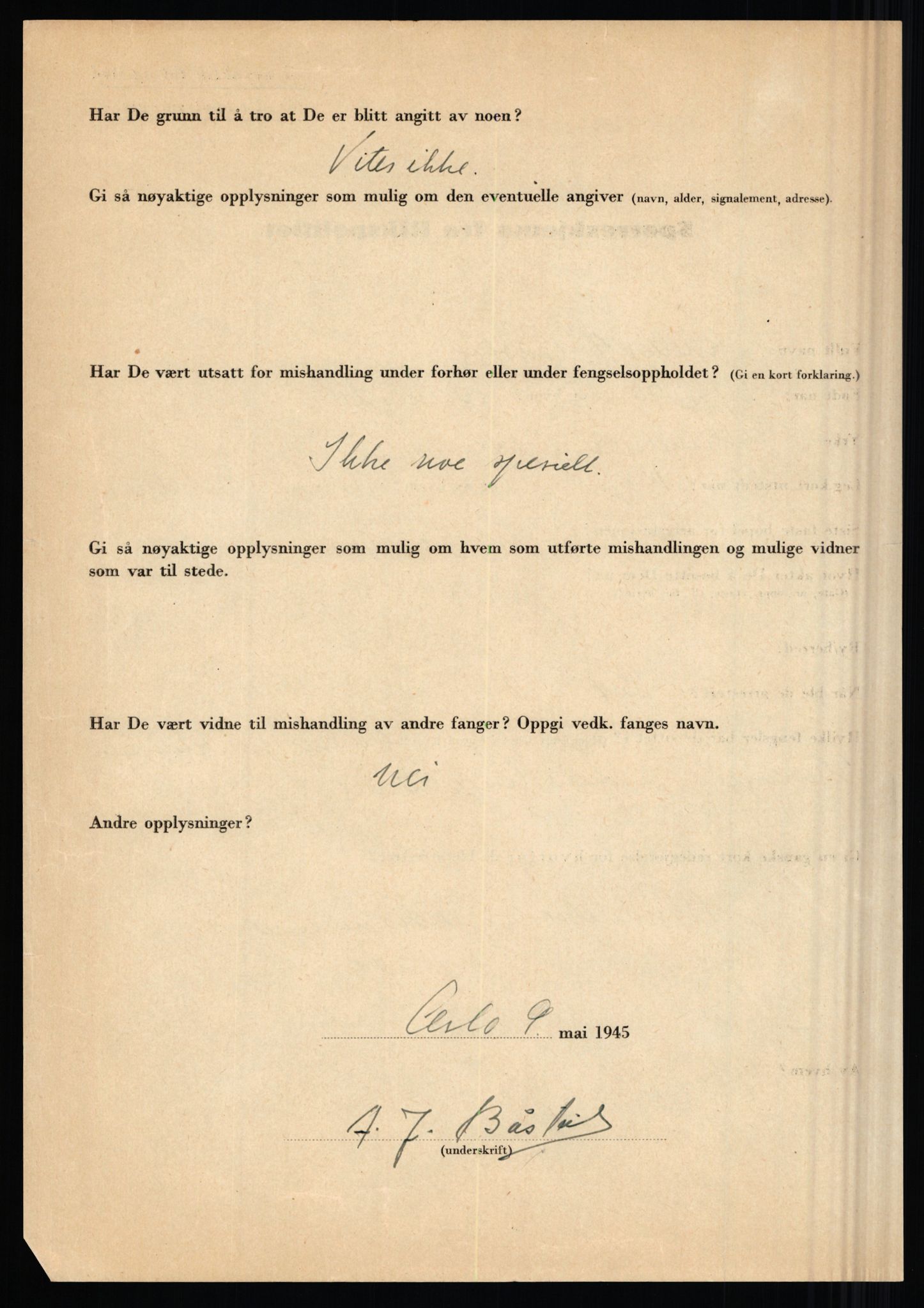 Rikspolitisjefen, AV/RA-S-1560/L/L0003: Bua, Bjarne - Erdal, Ingolf, 1940-1945, s. 194