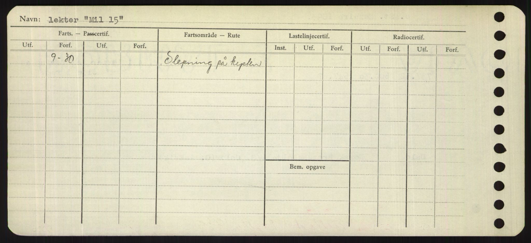 Sjøfartsdirektoratet med forløpere, Skipsmålingen, RA/S-1627/H/Hd/L0024: Fartøy, M-Mim, s. 580