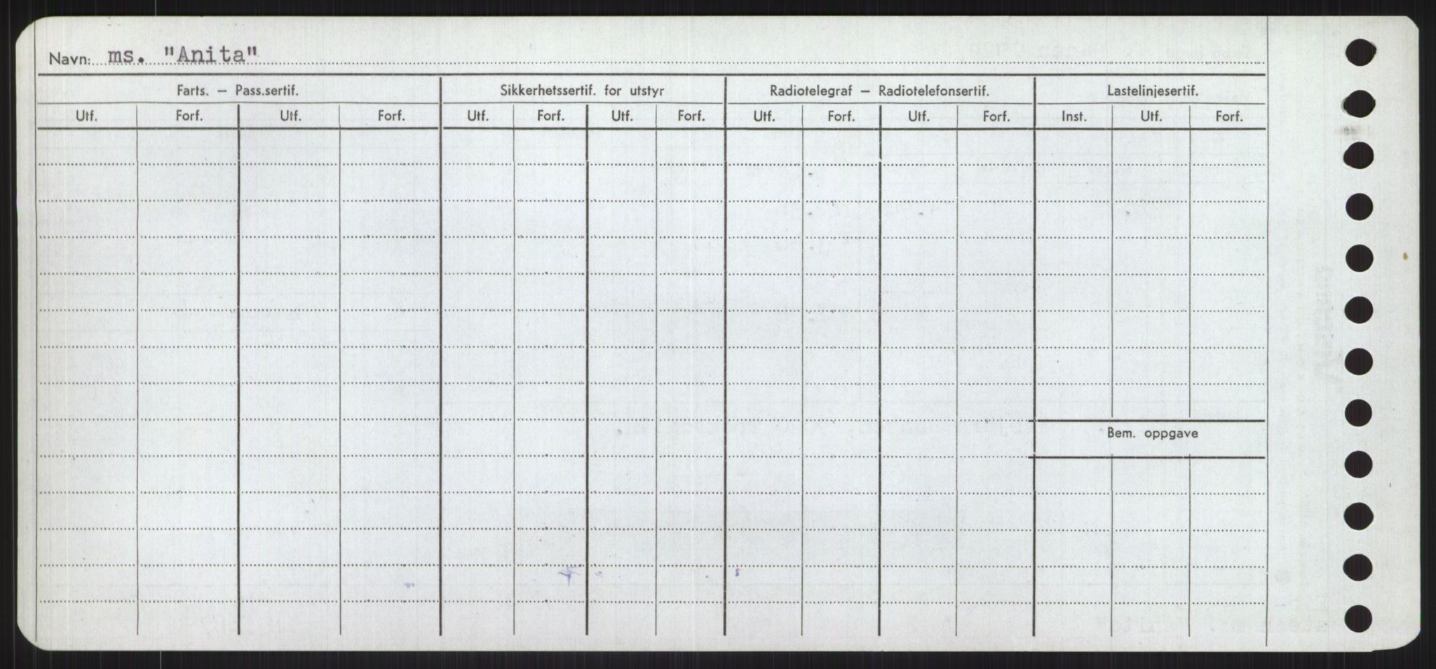 Sjøfartsdirektoratet med forløpere, Skipsmålingen, RA/S-1627/H/Ha/L0001/0001: Fartøy, A-Eig / Fartøy A-Bjøn, s. 264