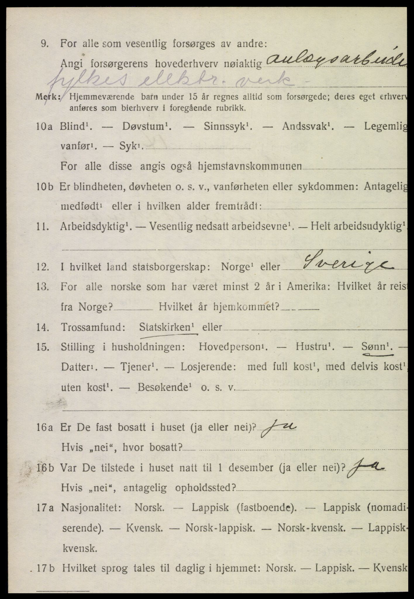 SAT, Folketelling 1920 for 1734 Stod herred, 1920, s. 2419
