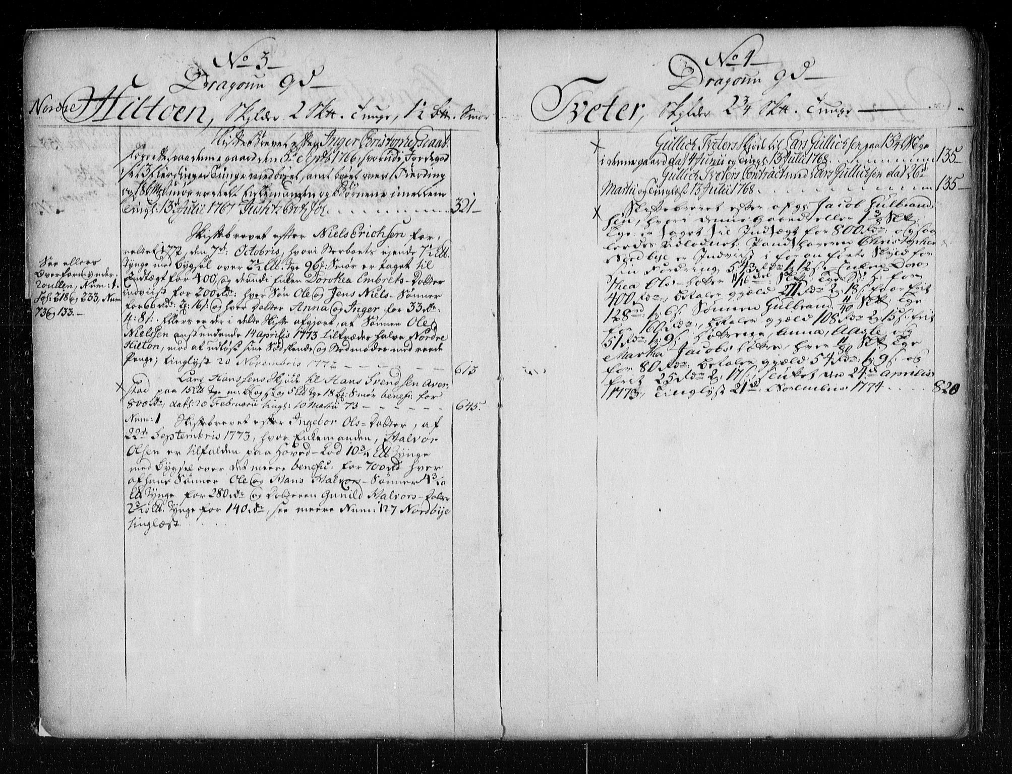 Øvre Romerike sorenskriveri, SAO/A-10649/G/Ga/Gad/L0002: Panteregister nr. 2, 1766-1774