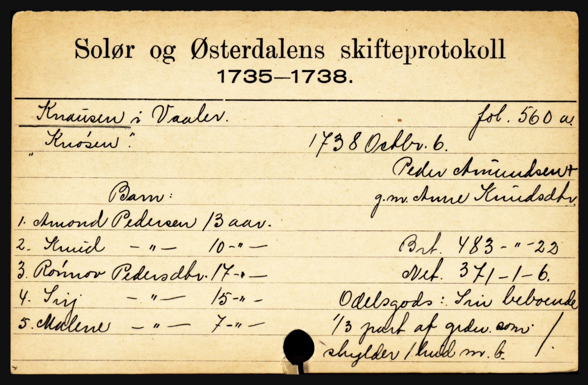 Solør og Østerdalen sorenskriveri, SAH/TING-024/J, 1716-1774, s. 2949