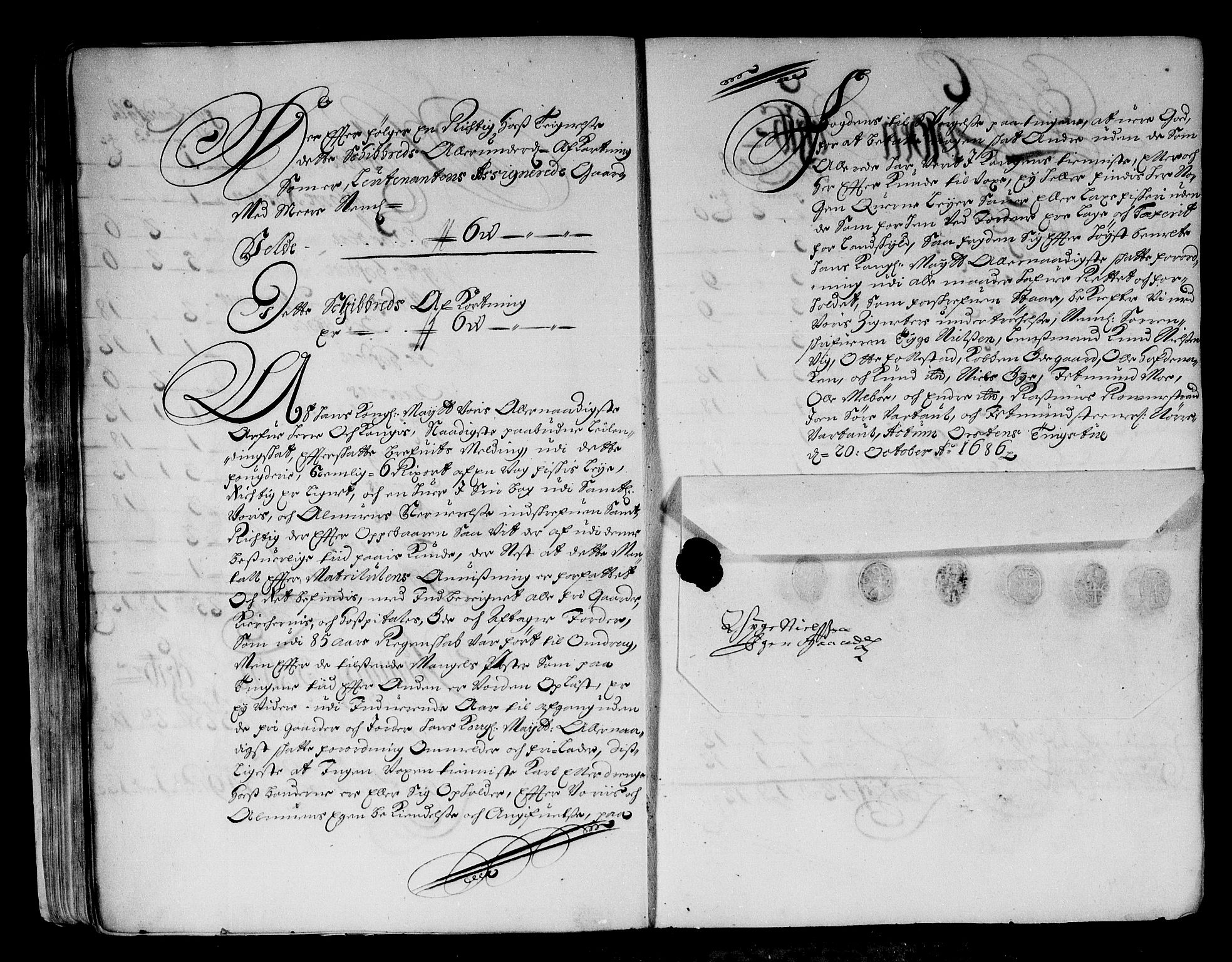 Rentekammeret inntil 1814, Reviderte regnskaper, Stiftamtstueregnskaper, Bergen stiftamt, AV/RA-EA-6043/R/Rc/L0081: Bergen stiftamt, 1686