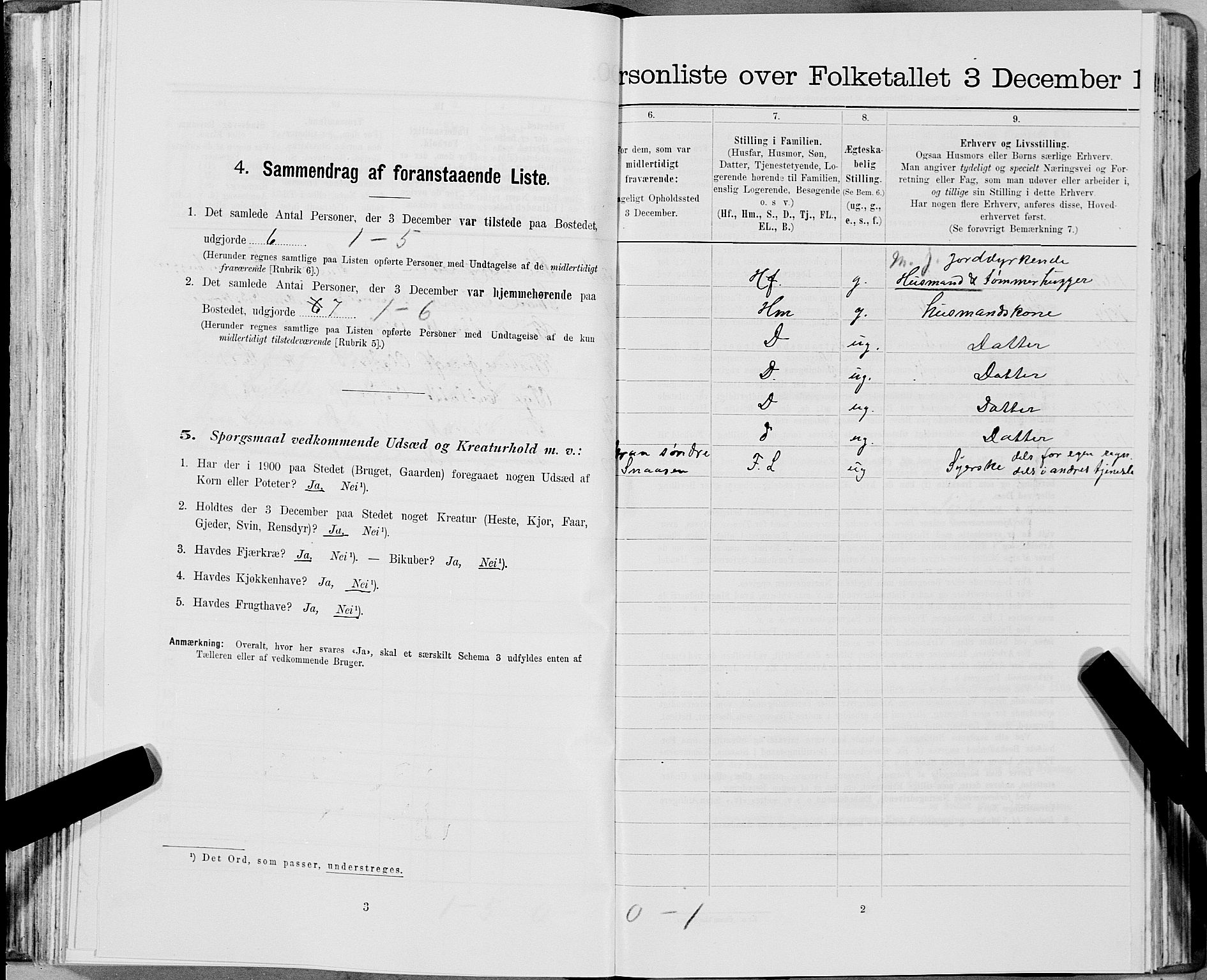 SAT, Folketelling 1900 for 1736 Snåsa herred, 1900, s. 860