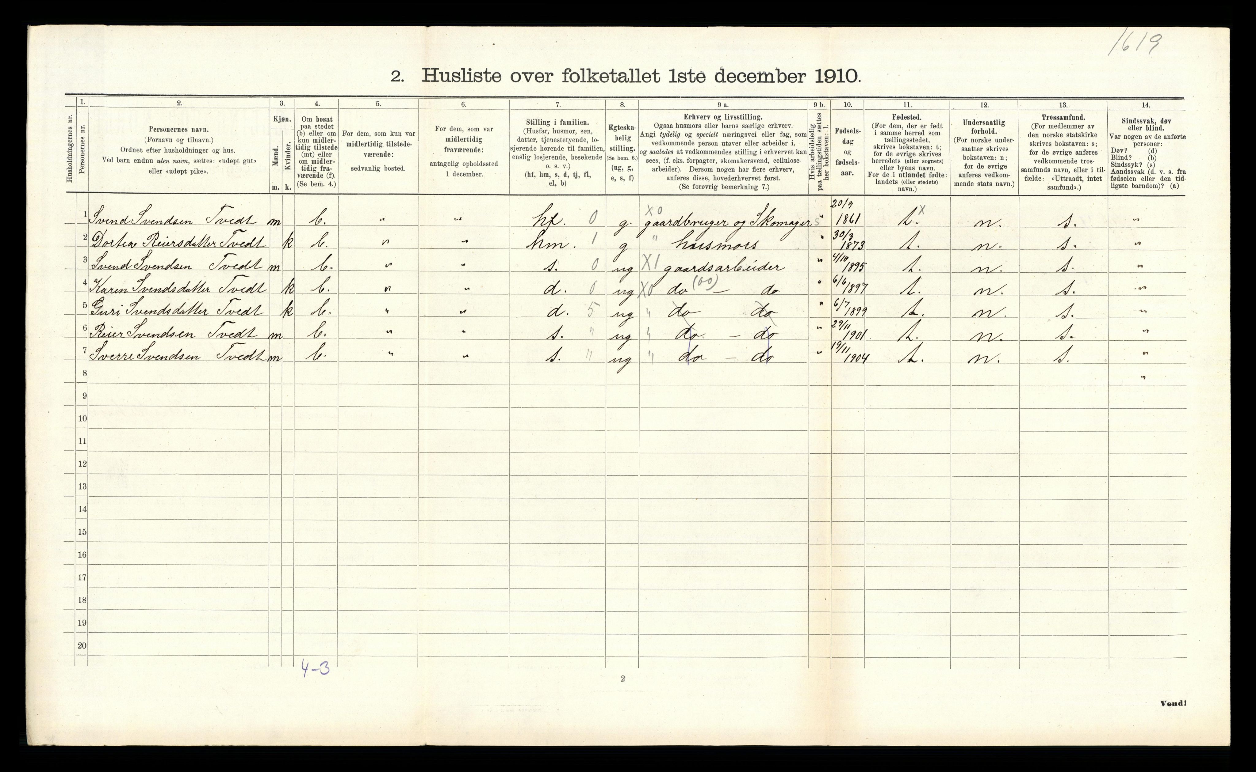 RA, Folketelling 1910 for 1122 Gjesdal herred, 1910, s. 451