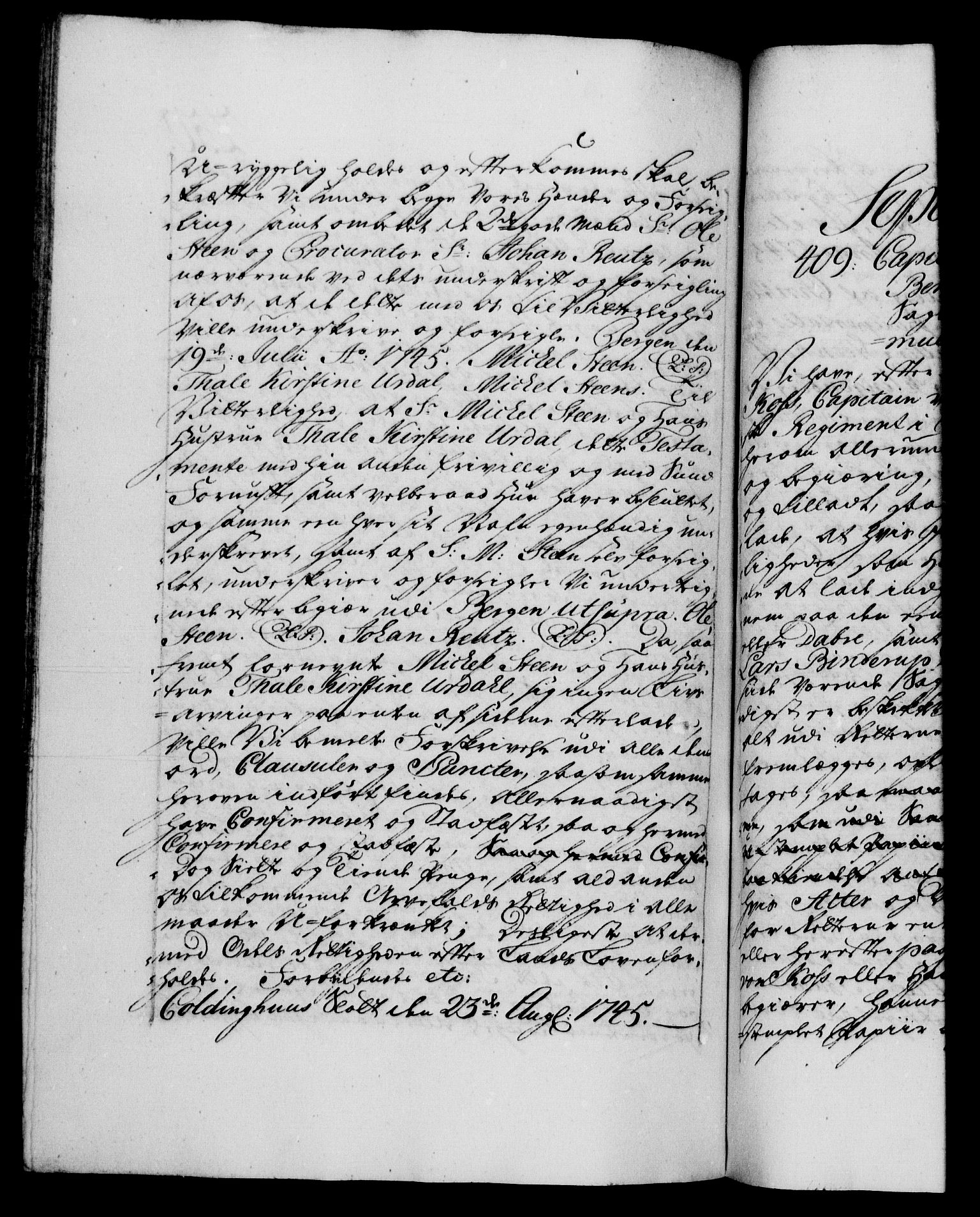 Danske Kanselli 1572-1799, AV/RA-EA-3023/F/Fc/Fca/Fcaa/L0034: Norske registre, 1745-1746, s. 250b