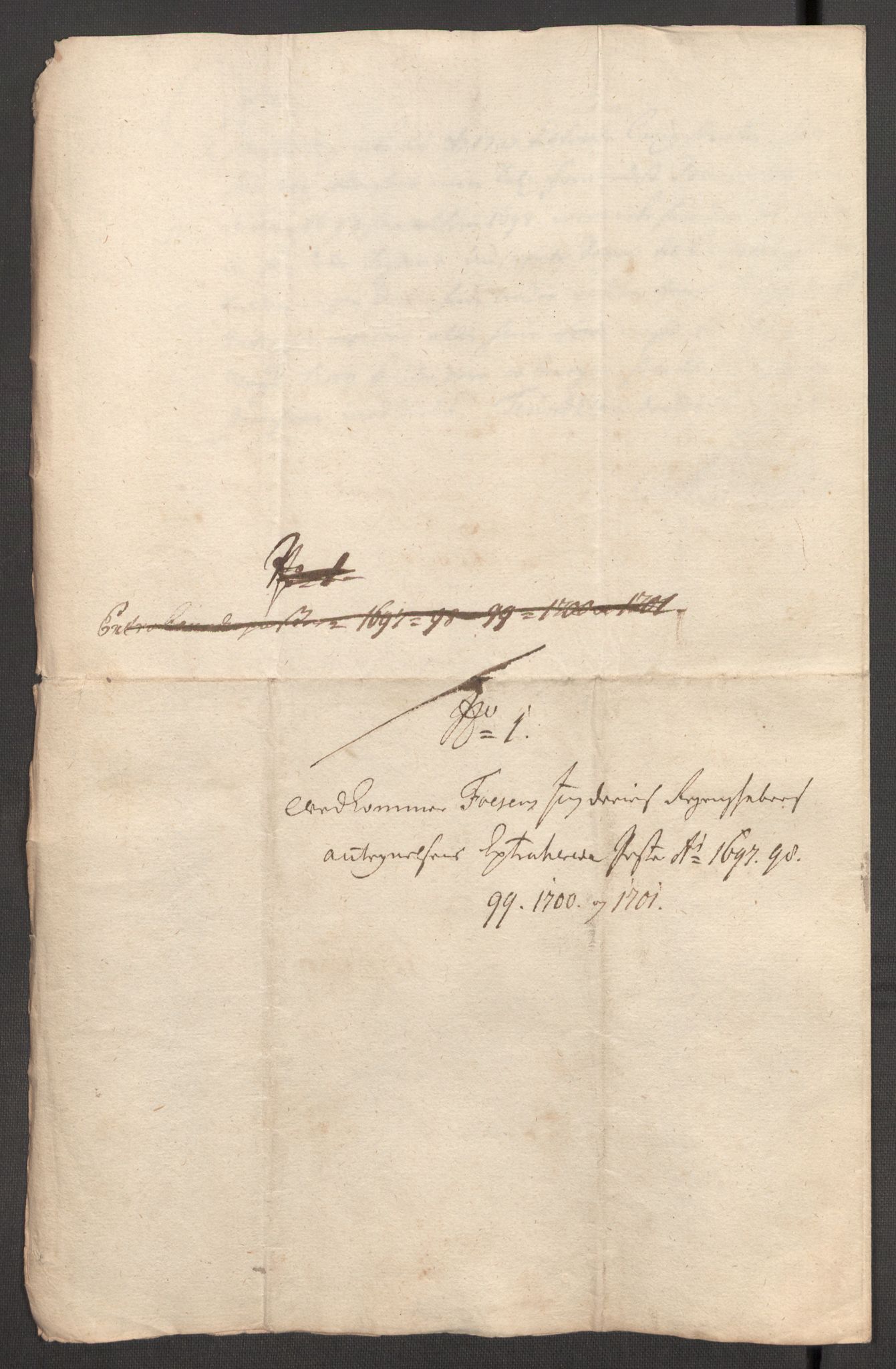 Rentekammeret inntil 1814, Reviderte regnskaper, Fogderegnskap, AV/RA-EA-4092/R57/L3854: Fogderegnskap Fosen, 1700-1701, s. 432