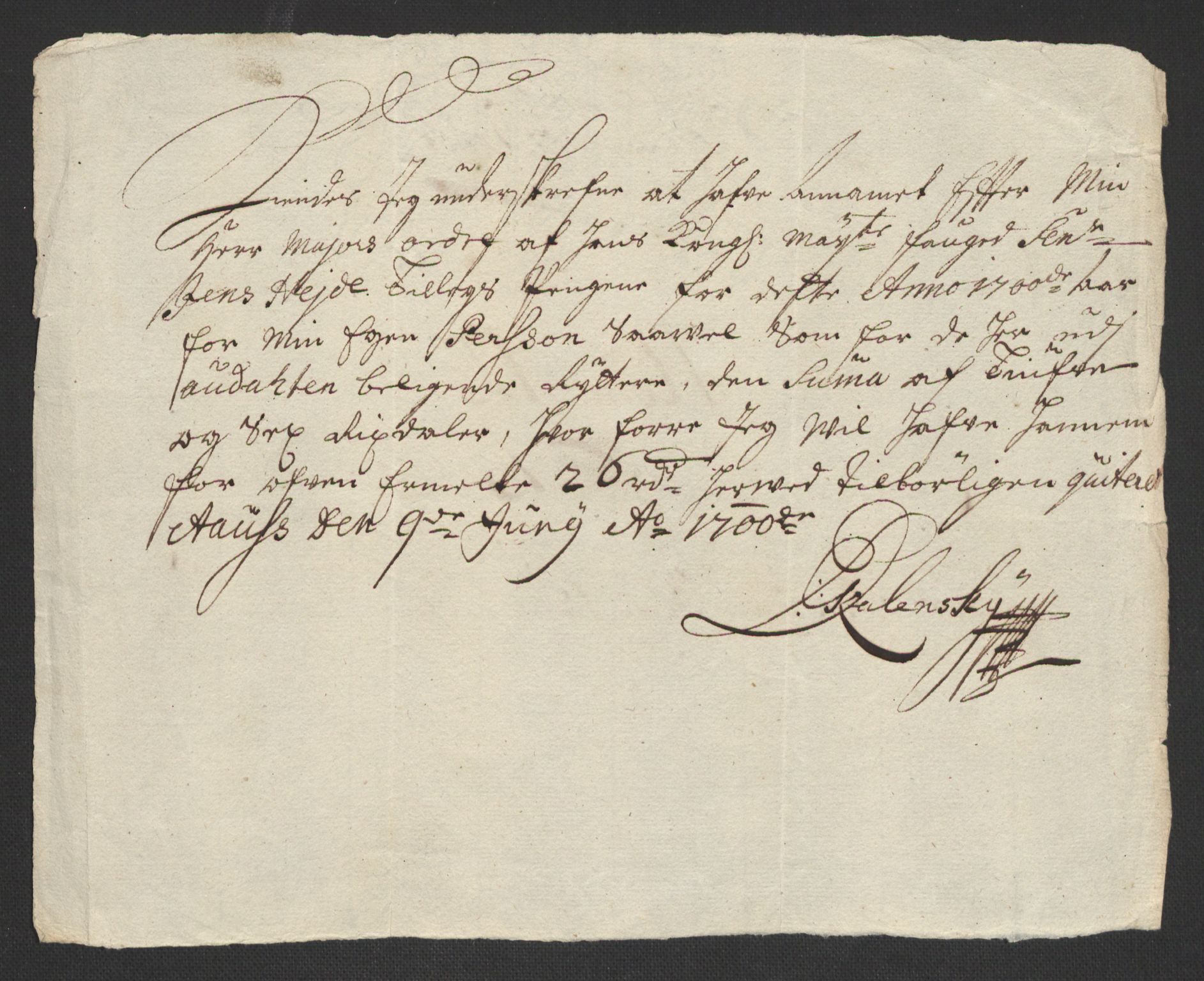 Rentekammeret inntil 1814, Reviderte regnskaper, Fogderegnskap, RA/EA-4092/R13/L0838: Fogderegnskap Solør, Odal og Østerdal, 1700, s. 207