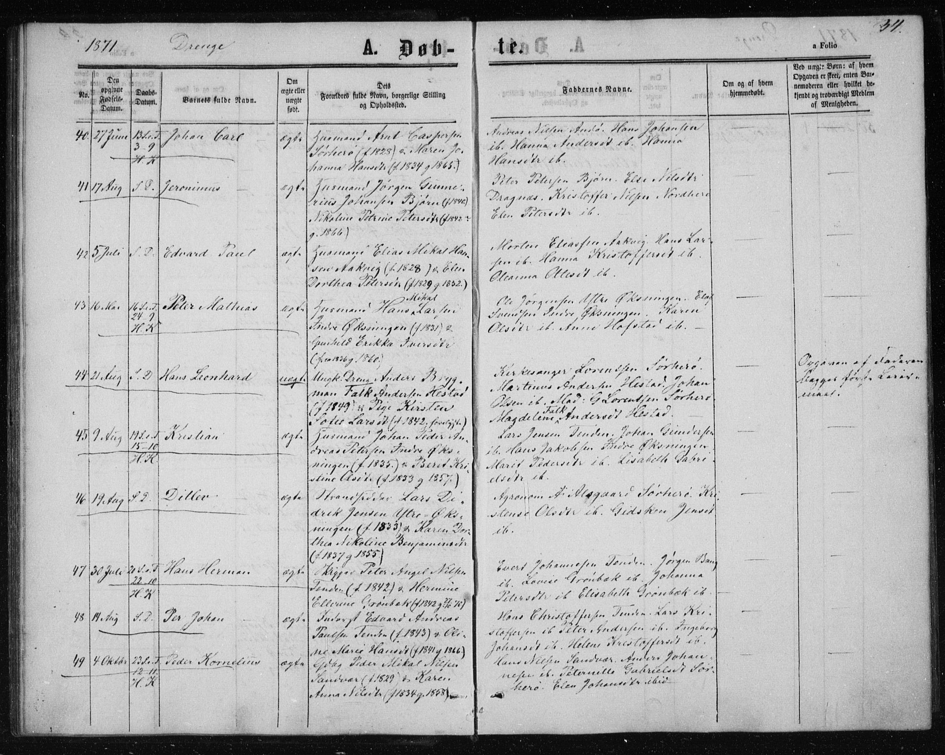 Ministerialprotokoller, klokkerbøker og fødselsregistre - Nordland, SAT/A-1459/834/L0505: Ministerialbok nr. 834A03, 1862-1871, s. 34