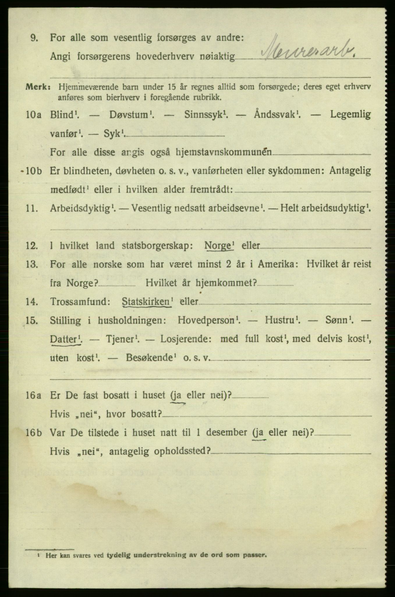 SAO, Folketelling 1920 for 0101 Fredrikshald kjøpstad, 1920, s. 16316