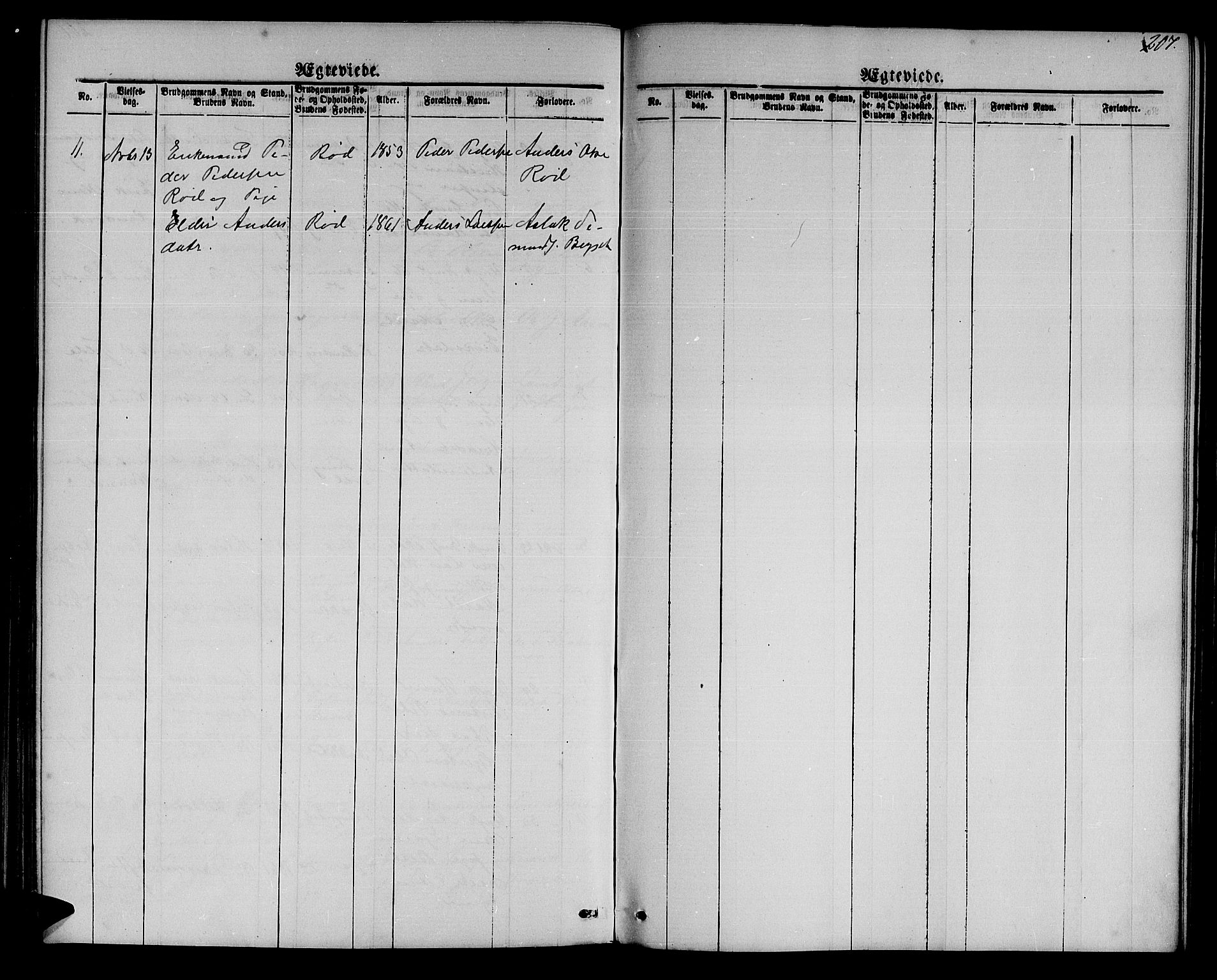 Ministerialprotokoller, klokkerbøker og fødselsregistre - Møre og Romsdal, SAT/A-1454/551/L0630: Klokkerbok nr. 551C02, 1867-1885, s. 207