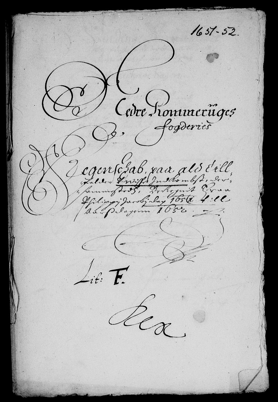 Rentekammeret inntil 1814, Reviderte regnskaper, Lensregnskaper, RA/EA-5023/R/Rb/Rba/L0206: Akershus len, 1651-1652