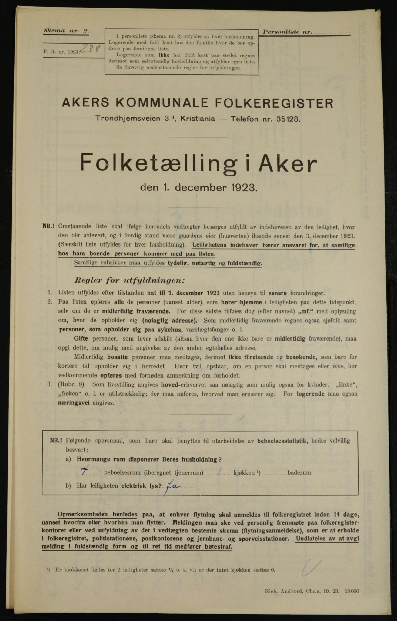 , Kommunal folketelling 1.12.1923 for Aker, 1923, s. 38059