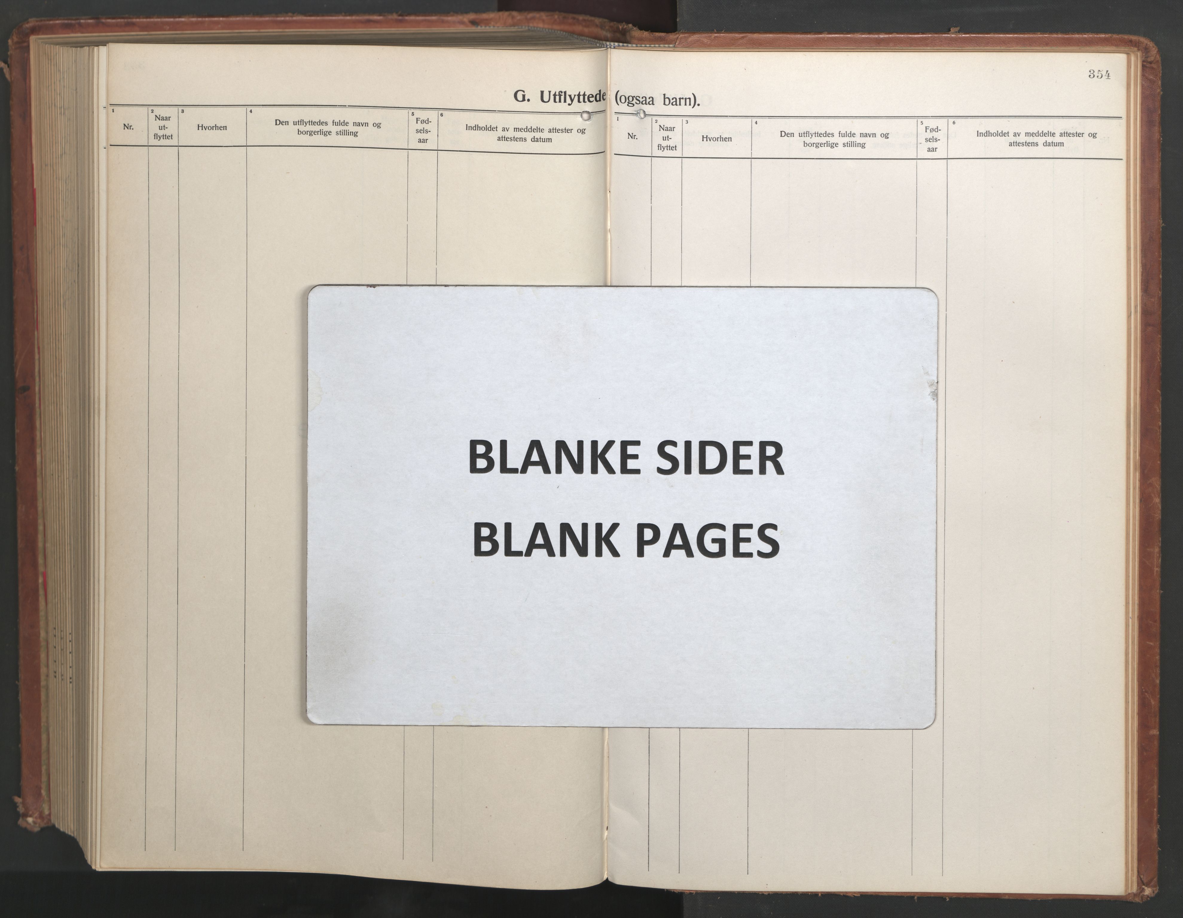 Ministerialprotokoller, klokkerbøker og fødselsregistre - Møre og Romsdal, AV/SAT-A-1454/551/L0633: Klokkerbok nr. 551C05, 1921-1961, s. 354