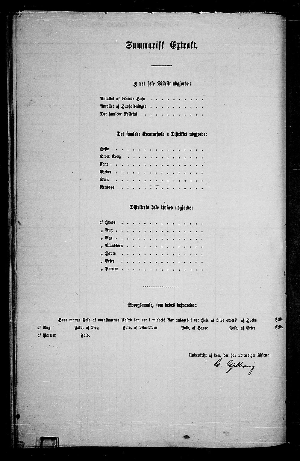 RA, Folketelling 1865 for 0536P Land prestegjeld, 1865, s. 135