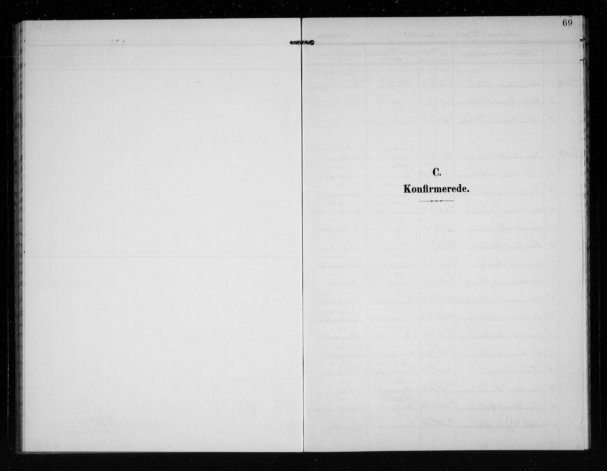 Eidsberg prestekontor Kirkebøker, AV/SAO-A-10905/G/Ga/L0002: Klokkerbok nr. I 2, 1903-1913, s. 69