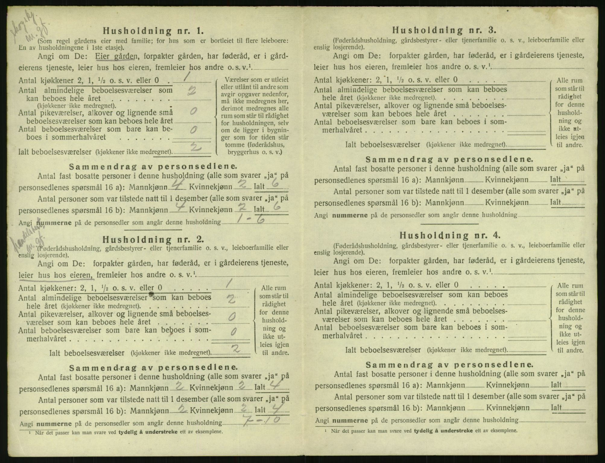 SAK, Folketelling 1920 for 0930 Gjøvdal herred, 1920, s. 121