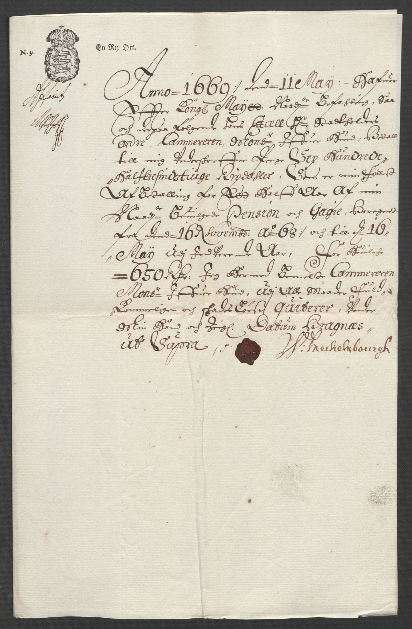 Rentekammeret inntil 1814, Reviderte regnskaper, Stiftamtstueregnskaper, Landkommissariatet på Akershus og Akershus stiftamt, RA/EA-5869/R/Rb/L0054: Akershus stiftamt, 1668